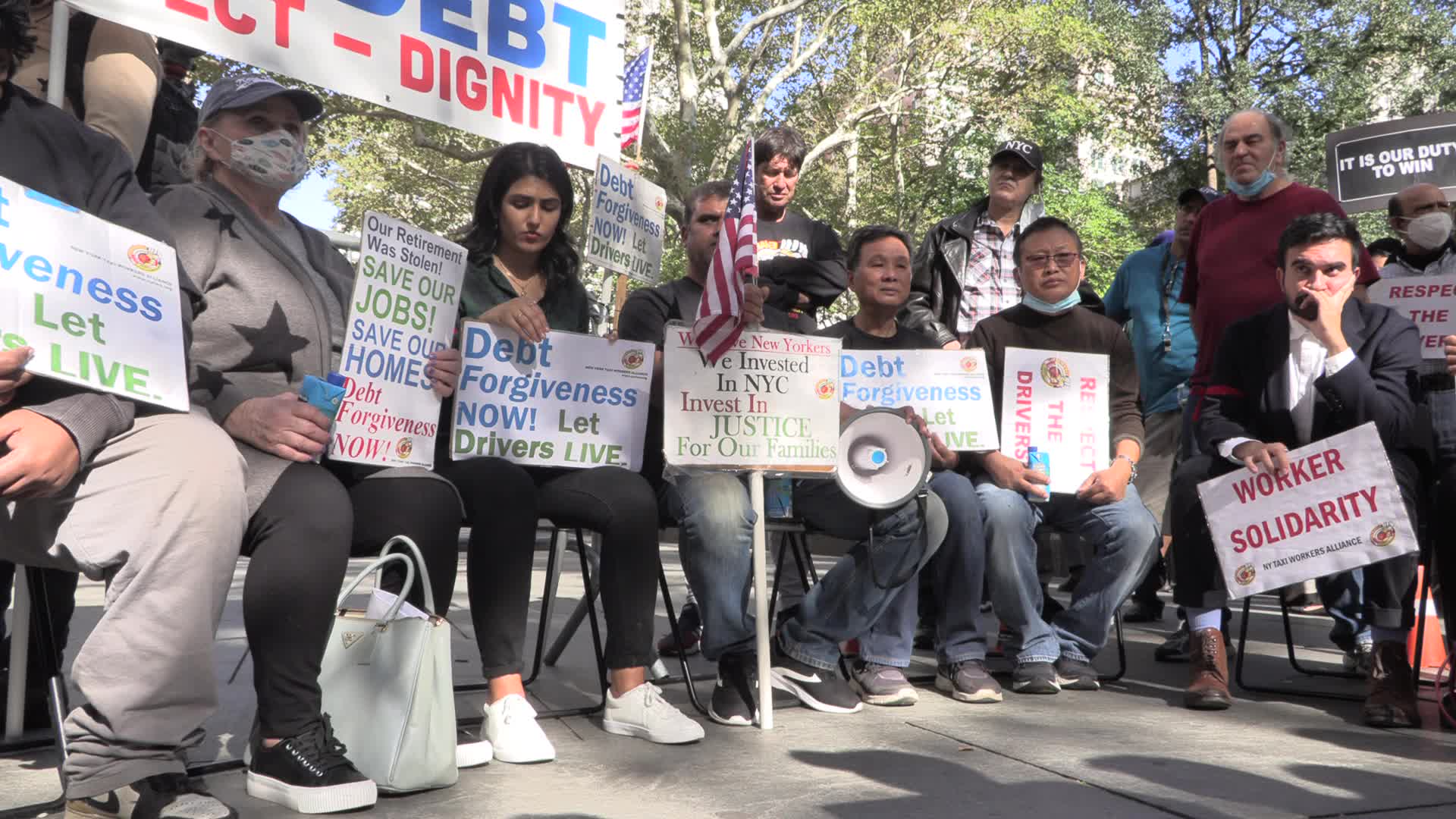 NYC: New York Taxi Driver Hunger Strike