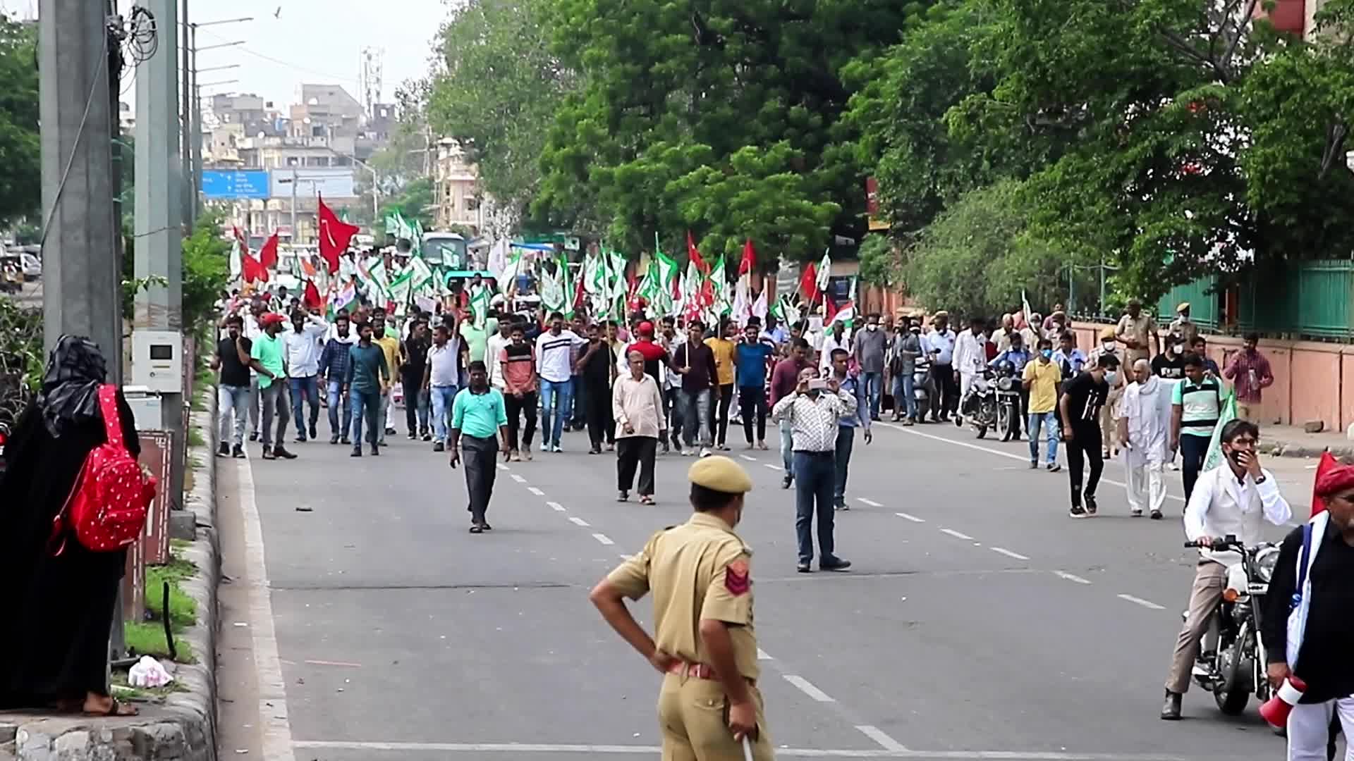 Bharat Bandh in Jaipur