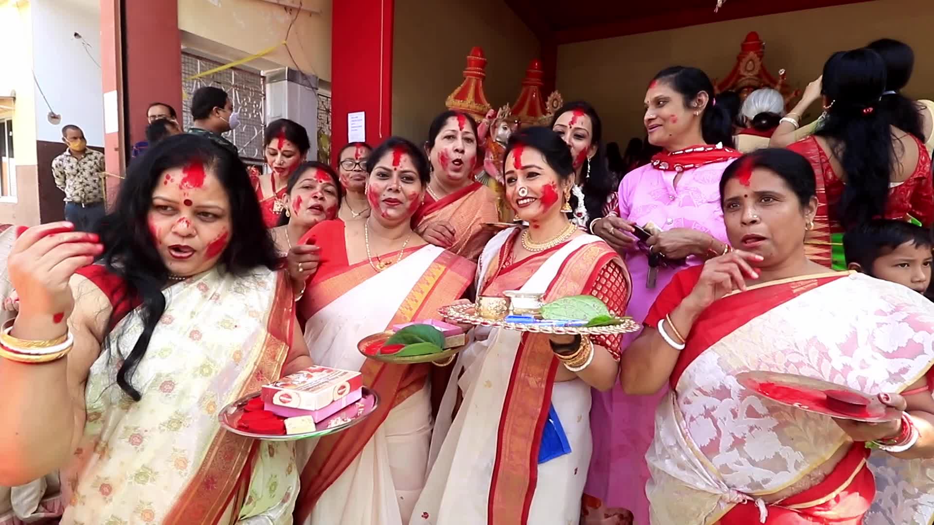 Sindoor Khela-Durga Puja Festival in Jaipur