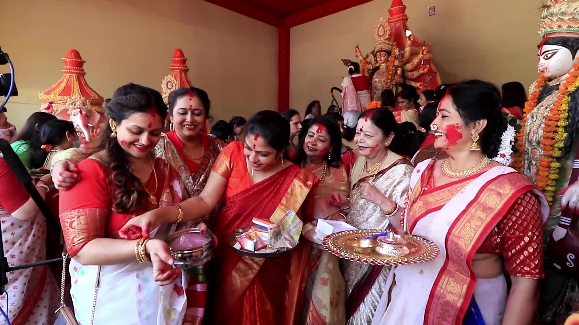 Sindoor Khela-Durga Puja Festival in Jaipur