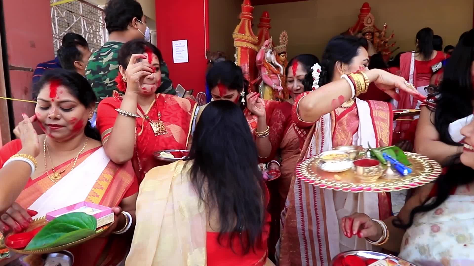 Sindoor Khela-Durga Puja Festival in Jaipur