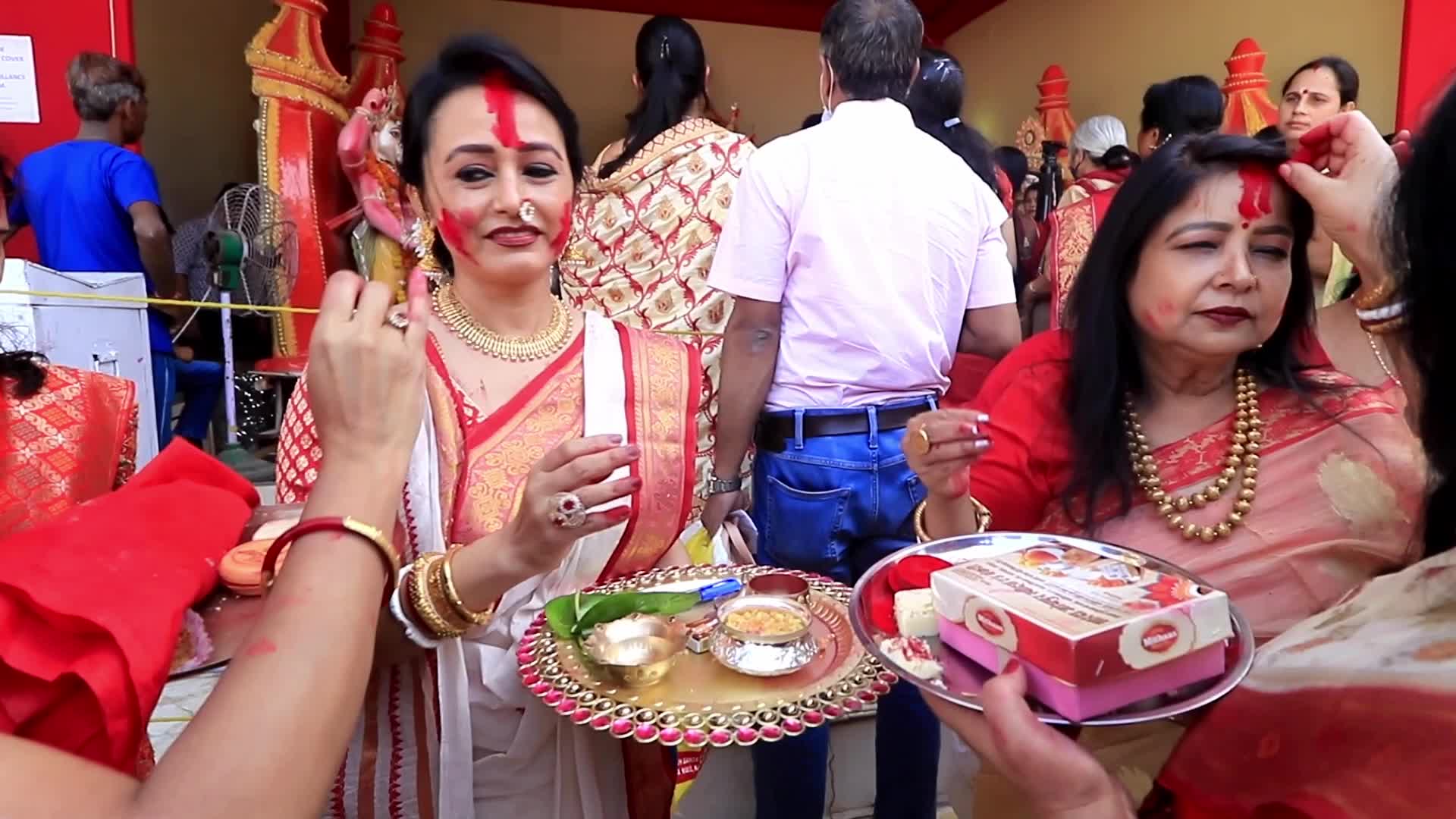 Sindoor Khela-Durga Puja Festival in Jaipur