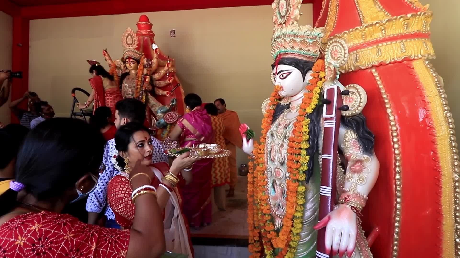 Sindoor Khela-Durga Puja Festival in Jaipur