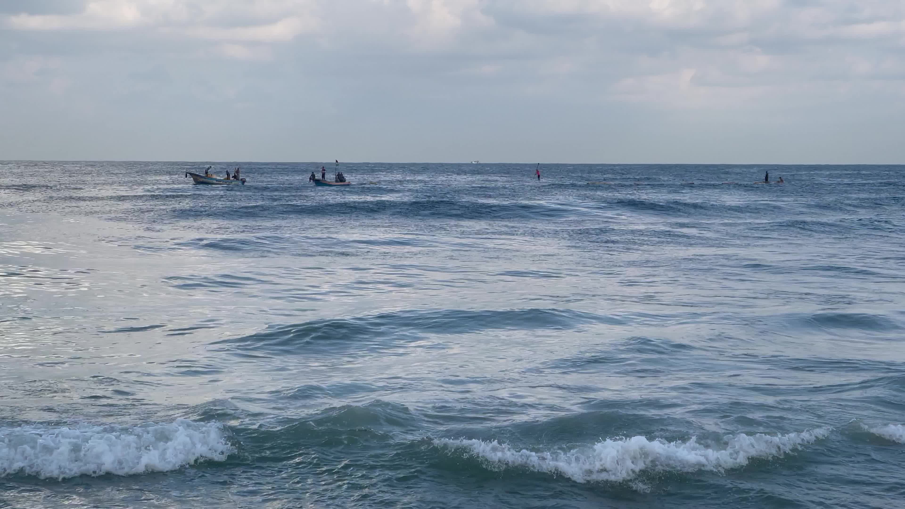 Water sports championship in Gaza