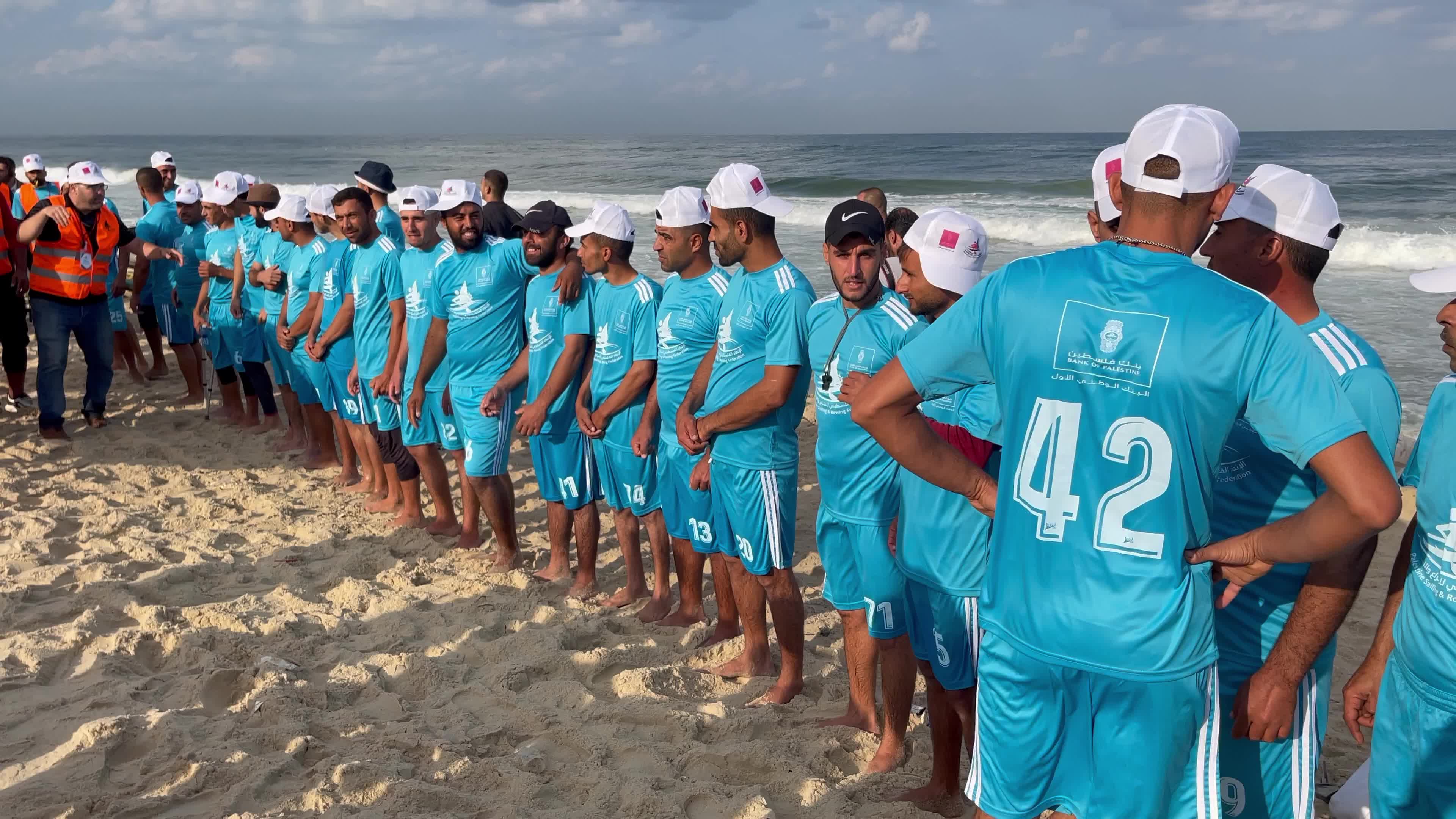 Water sports championship in Gaza