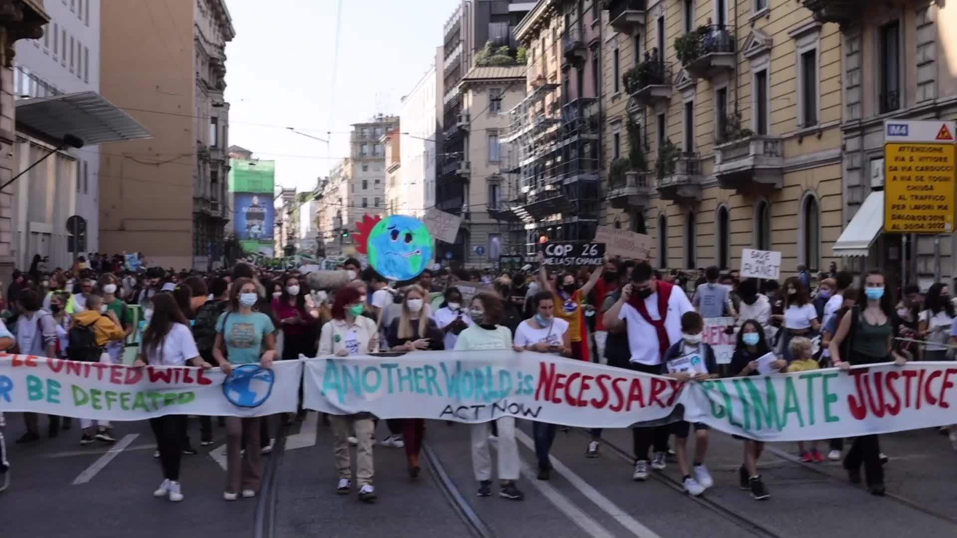 Friday For Future 2021 In Milan