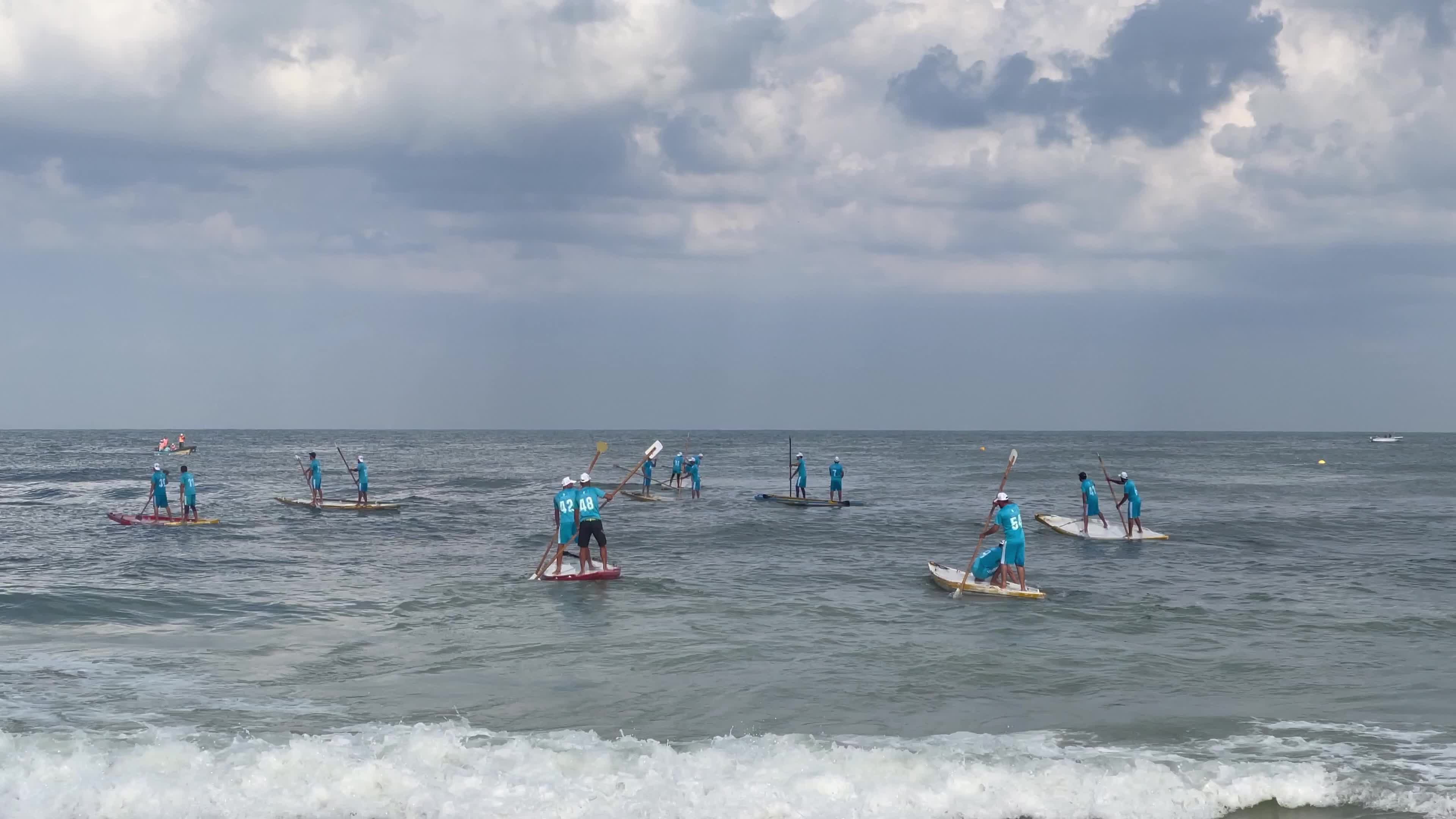 Water sports championship in Gaza
