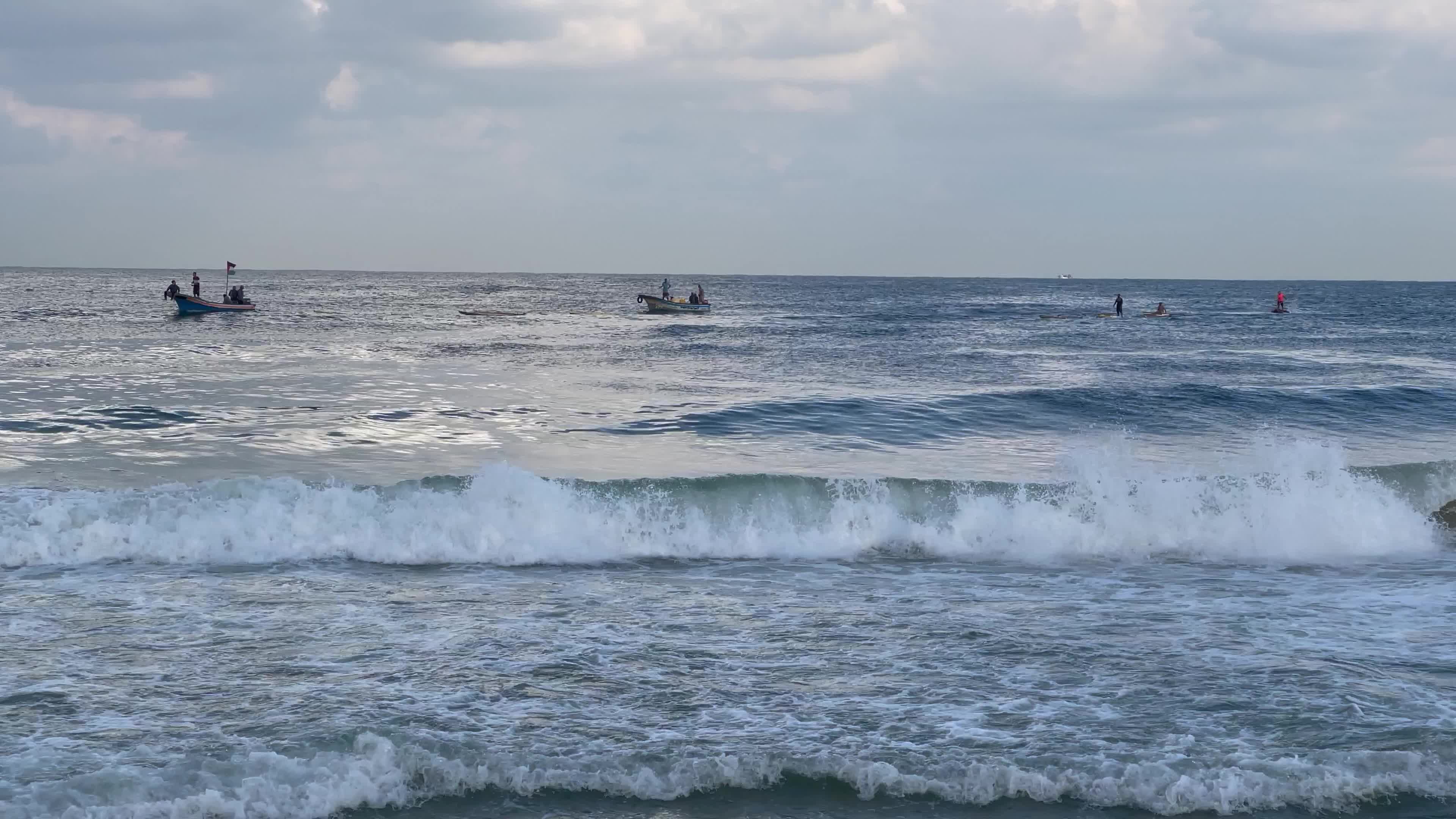 Water sports championship in Gaza