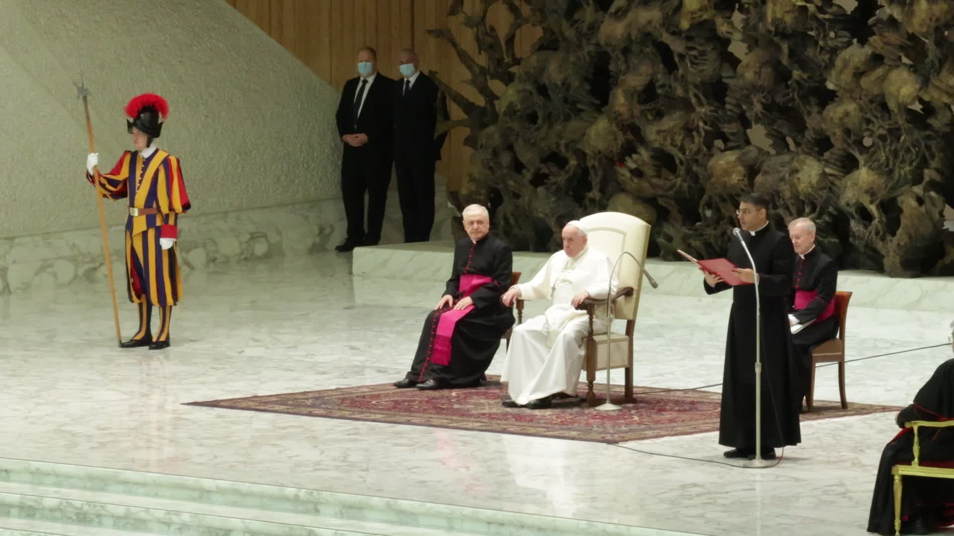 Pope Francis General Weekly Audience in Vaticano