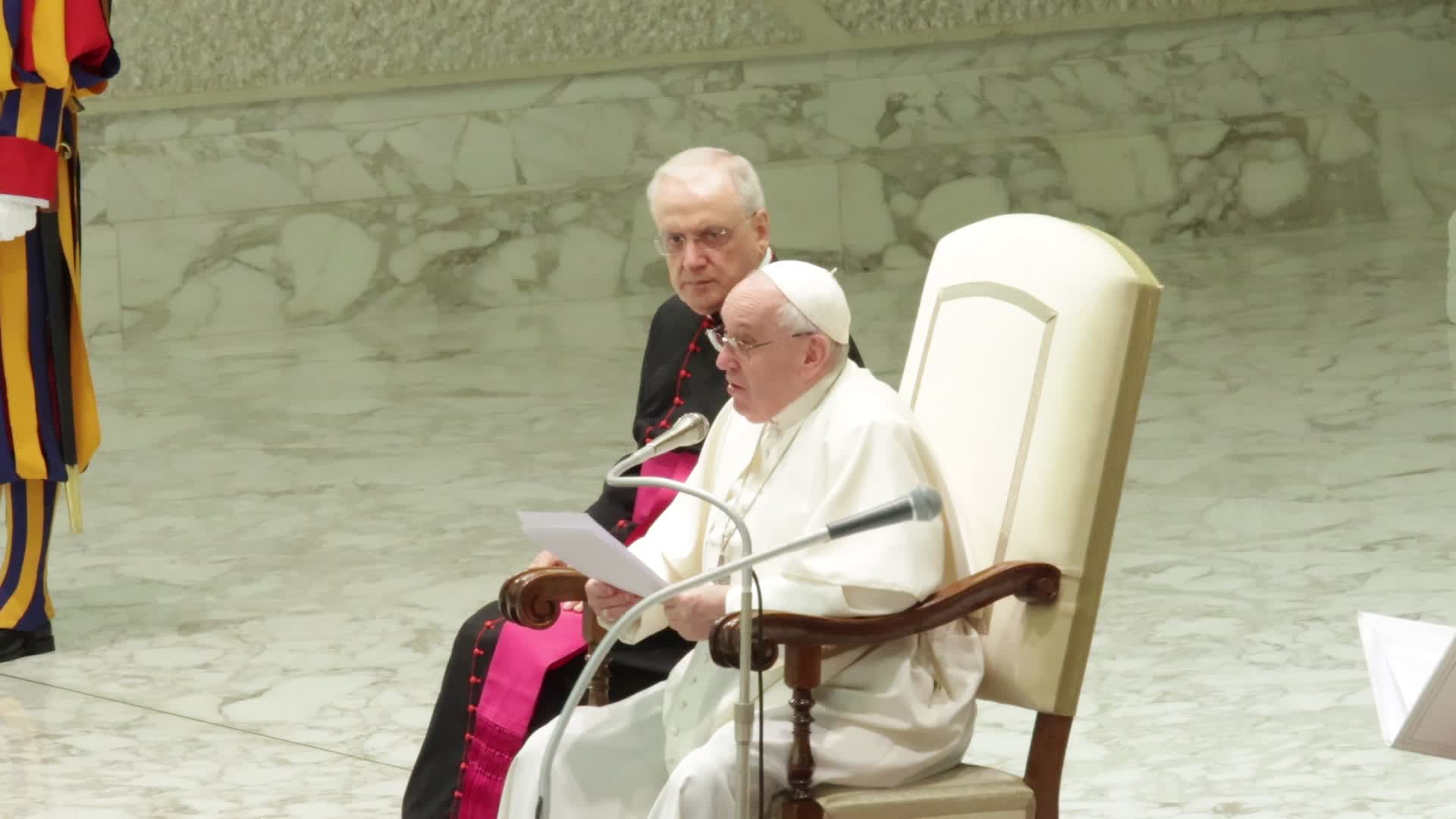 Pope Francis General Weekly Audience in Vaticano