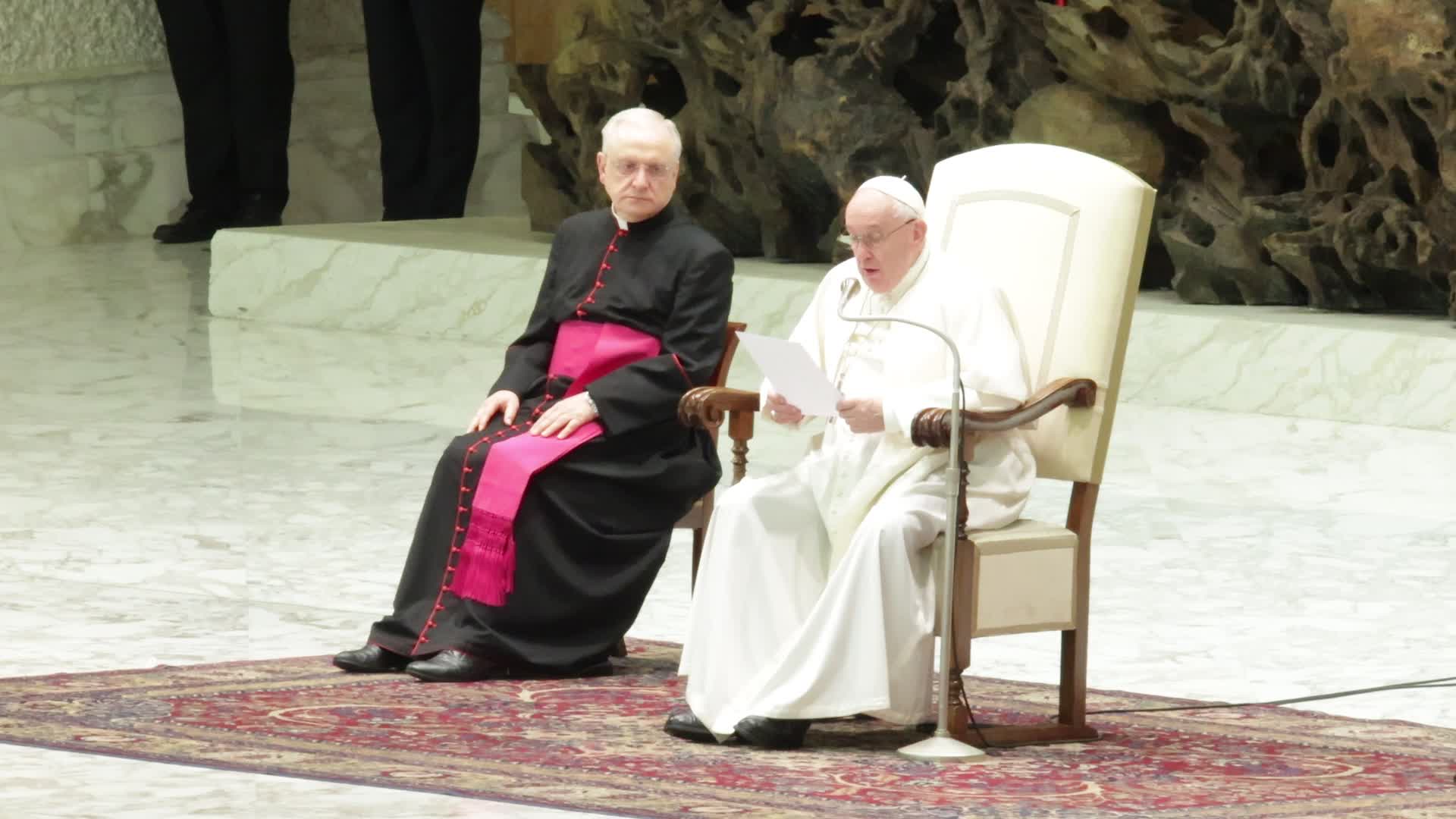 Pope Francis General Weekly Audience in Vaticano