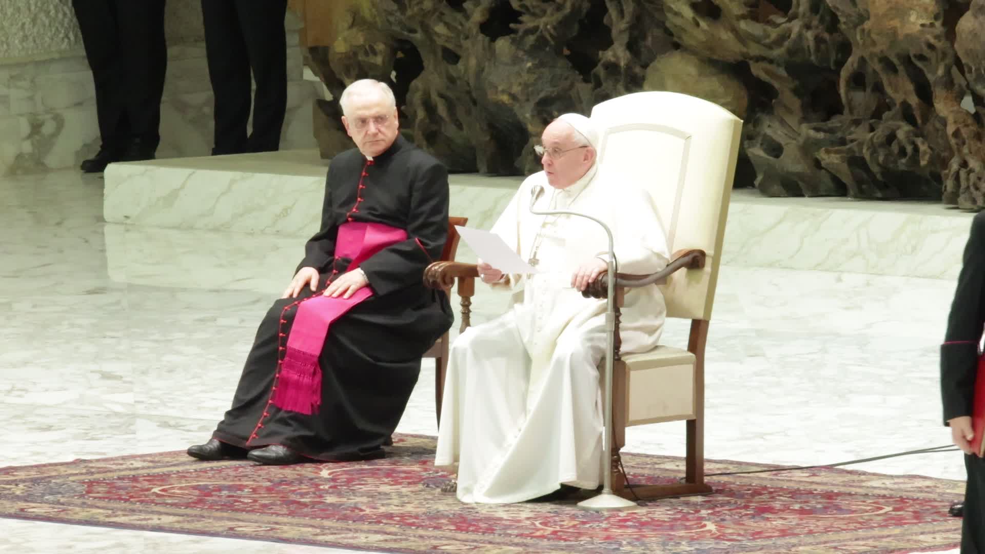 Pope Francis General Weekly Audience in Vaticano