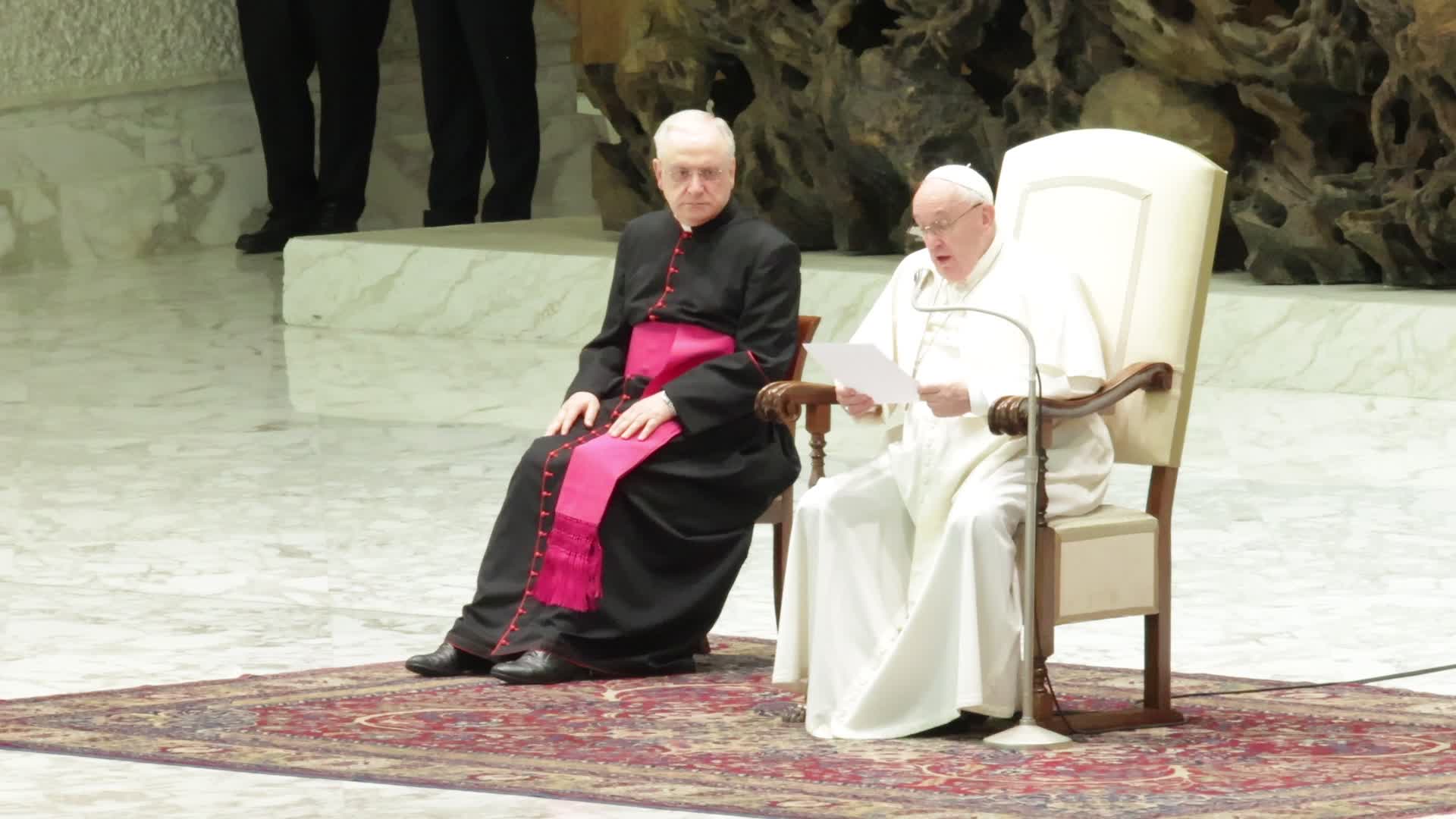 Pope Francis General Weekly Audience in Vaticano