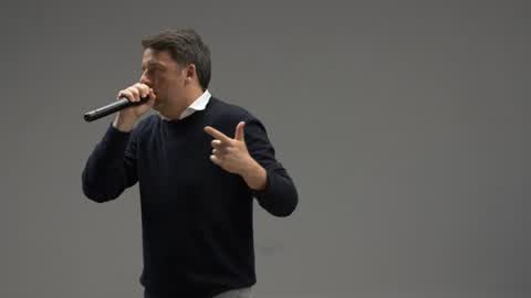 Matteo Renzi Present His Book 'Another Way'