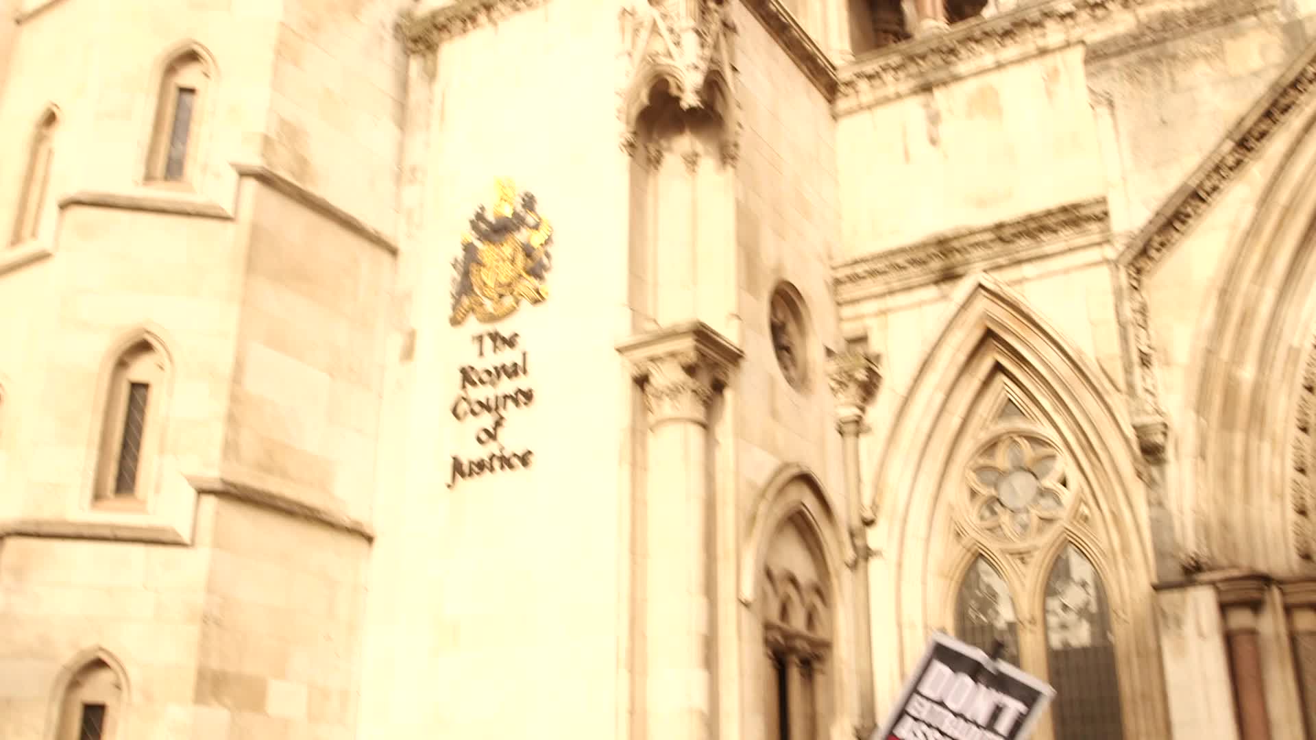 Supporters of Wikileaks founder Julian Assange protest in London
