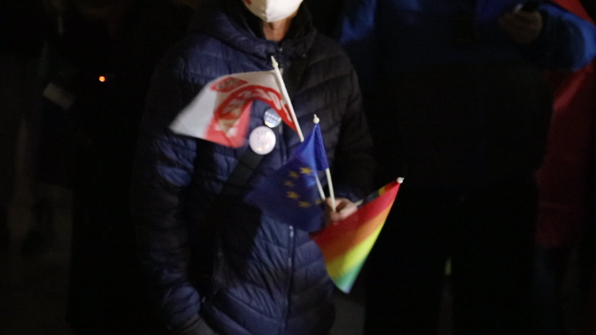 Rally against law banning equality marches in Warsaw