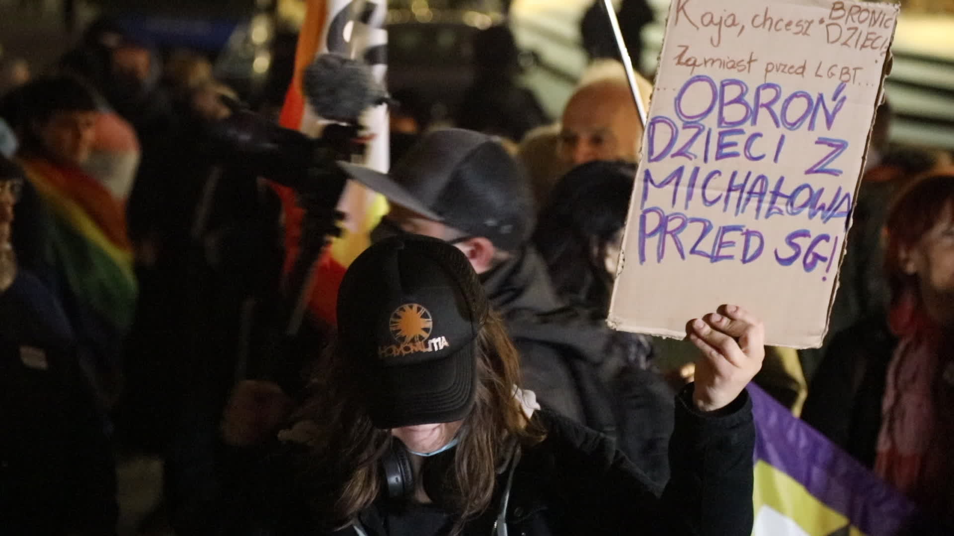 Rally against law banning equality marches in Warsaw
