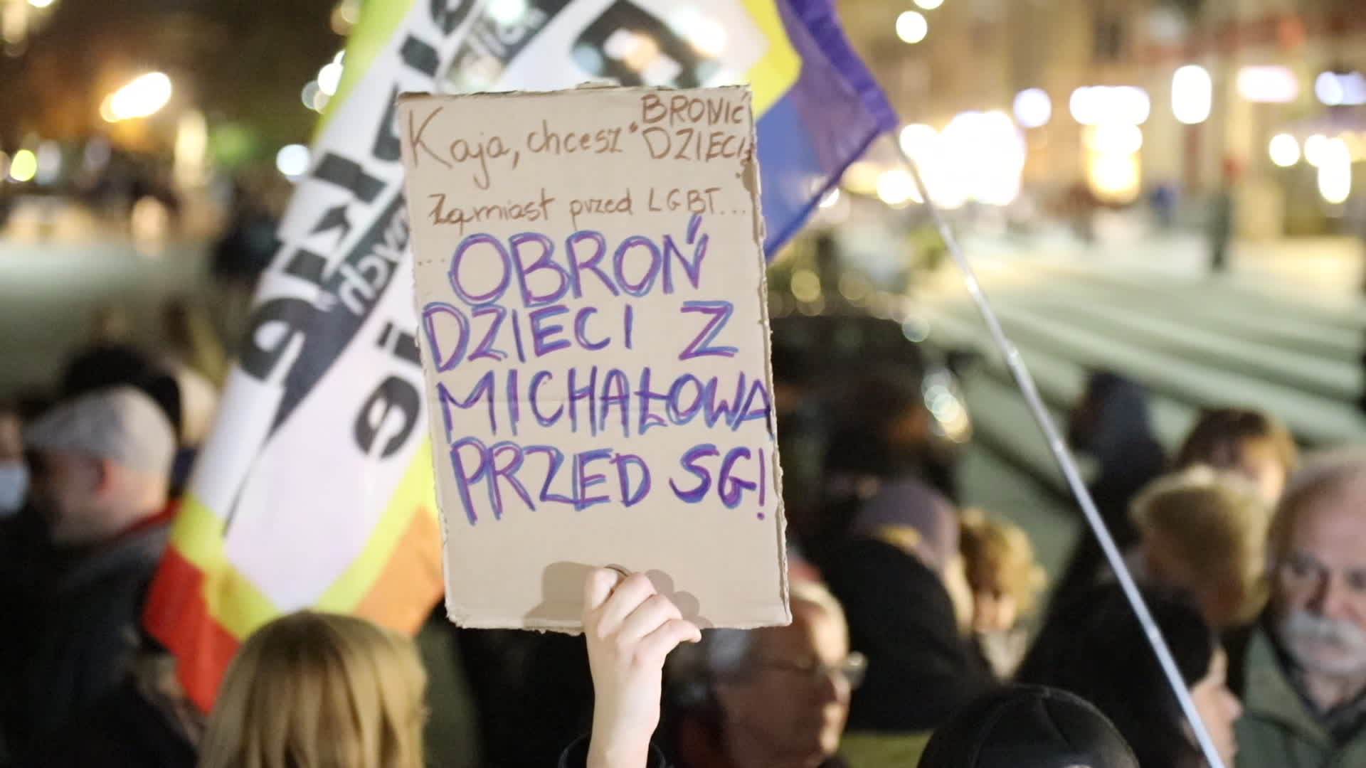 Rally against law banning equality marches in Warsaw