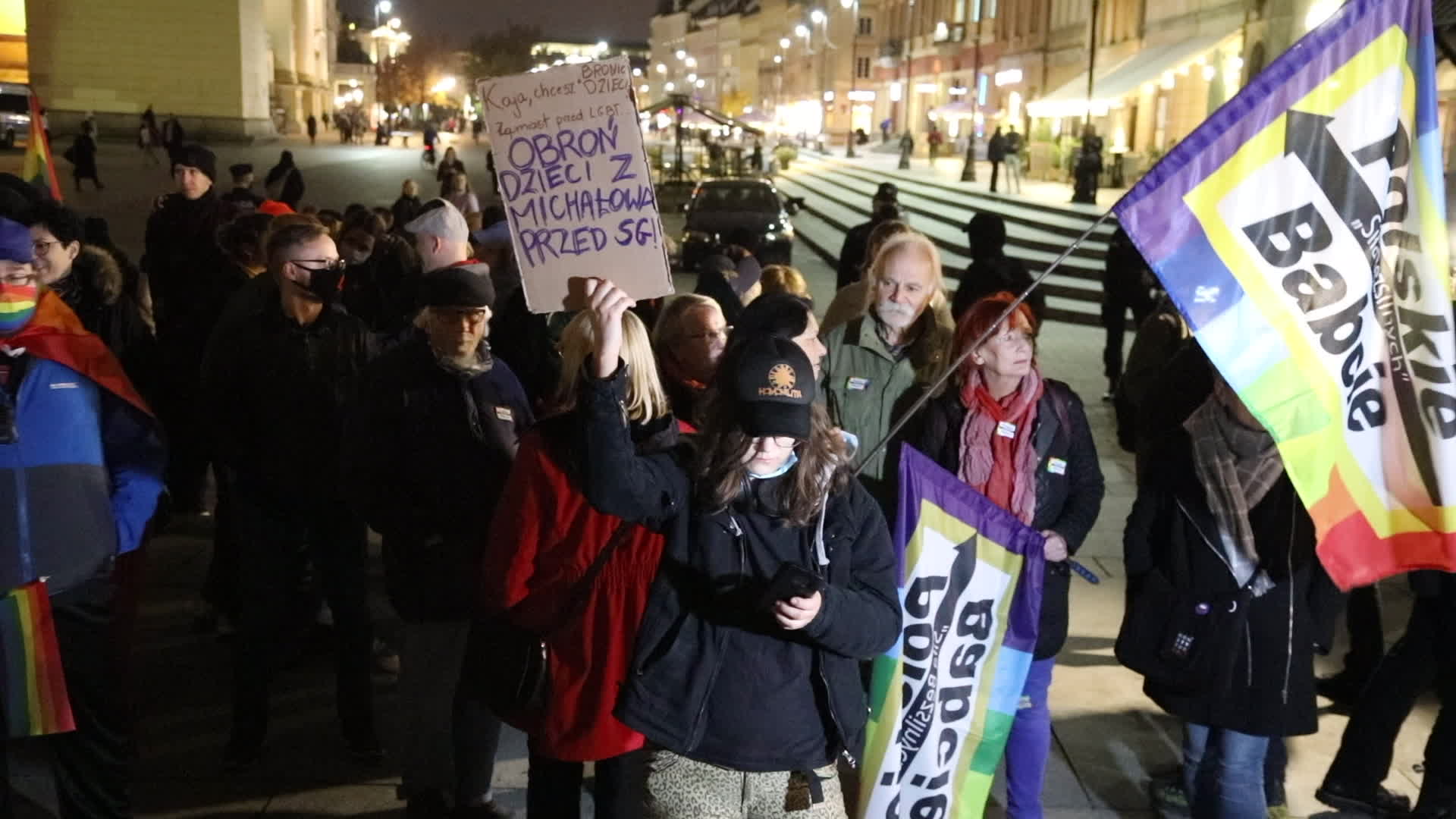 Rally against law banning equality marches in Warsaw