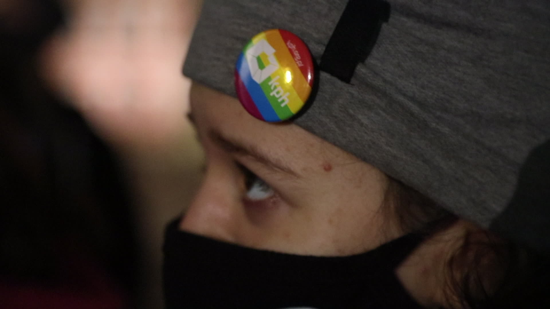Rally against law banning equality marches in Warsaw