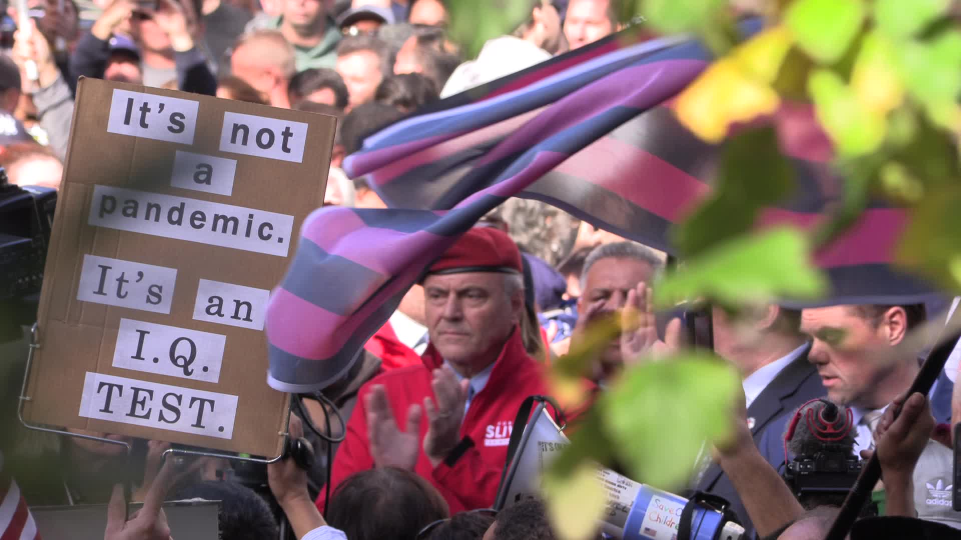 NYC: FDNY Anti-Mandate rally