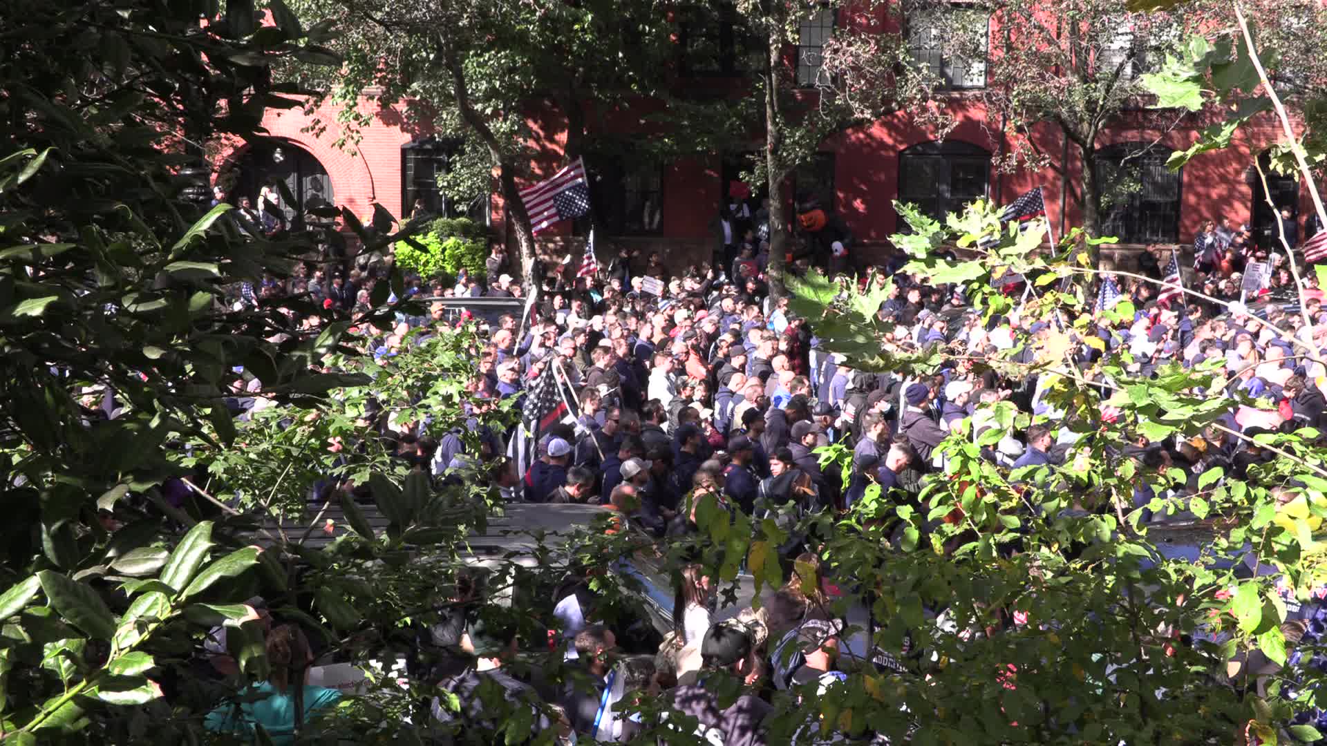NYC: FDNY Anti-Mandate rally