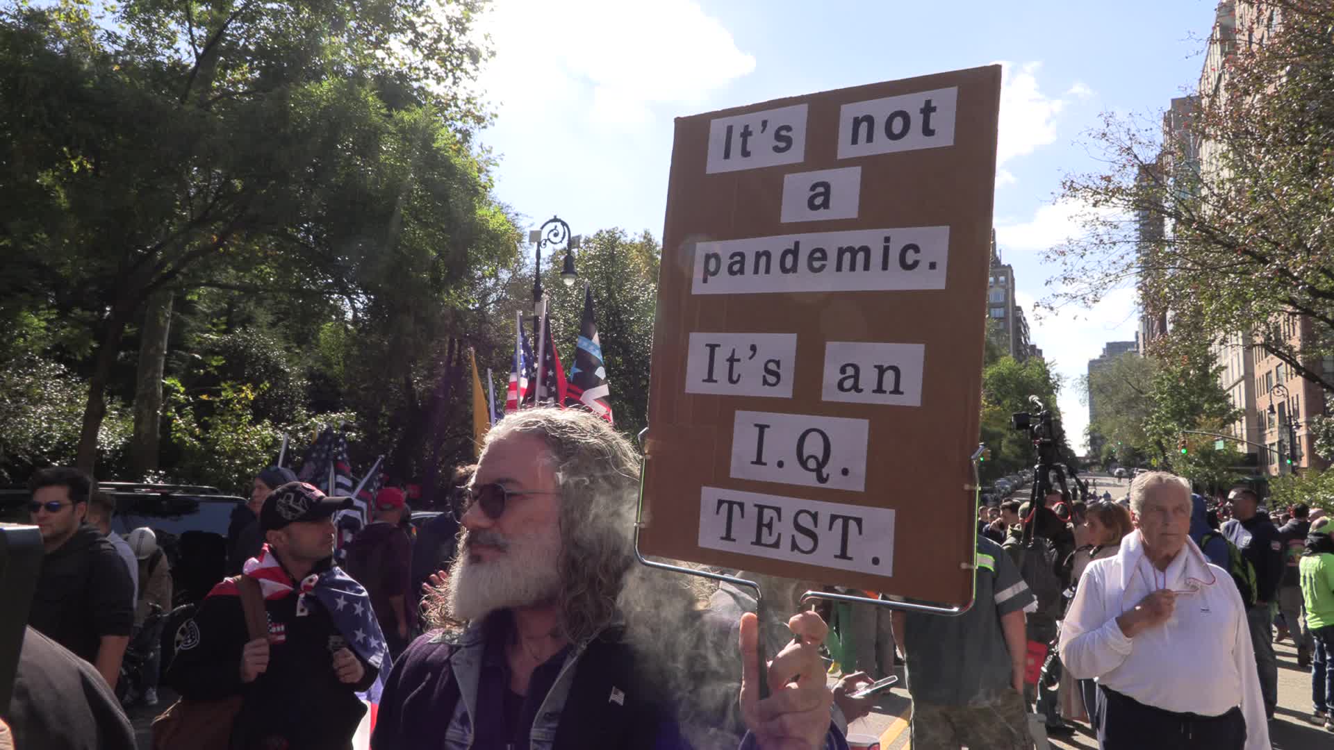 NYC: FDNY Anti-Mandate rally