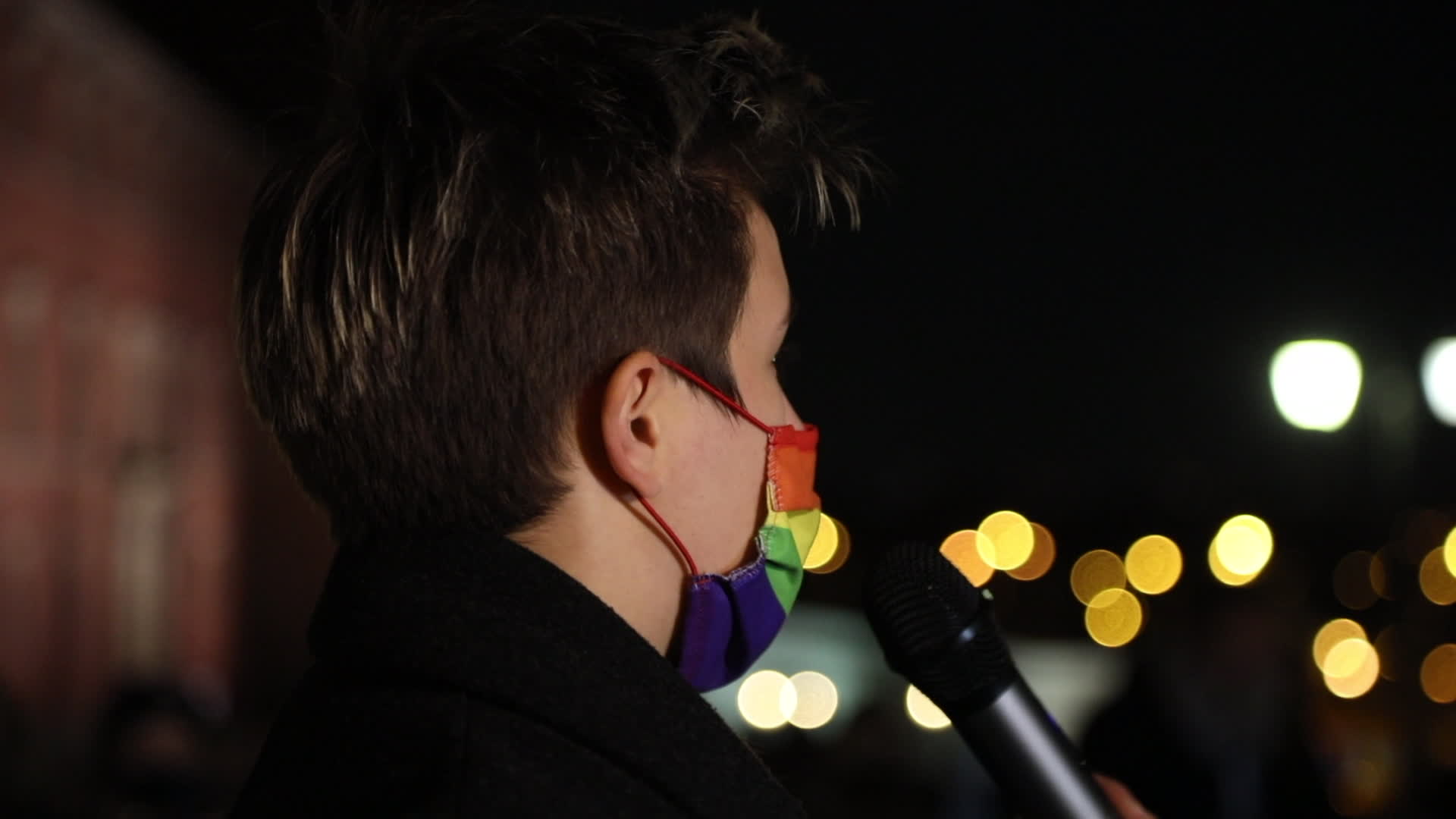 Rally against law proposal that would ban equality marches in Warsaw