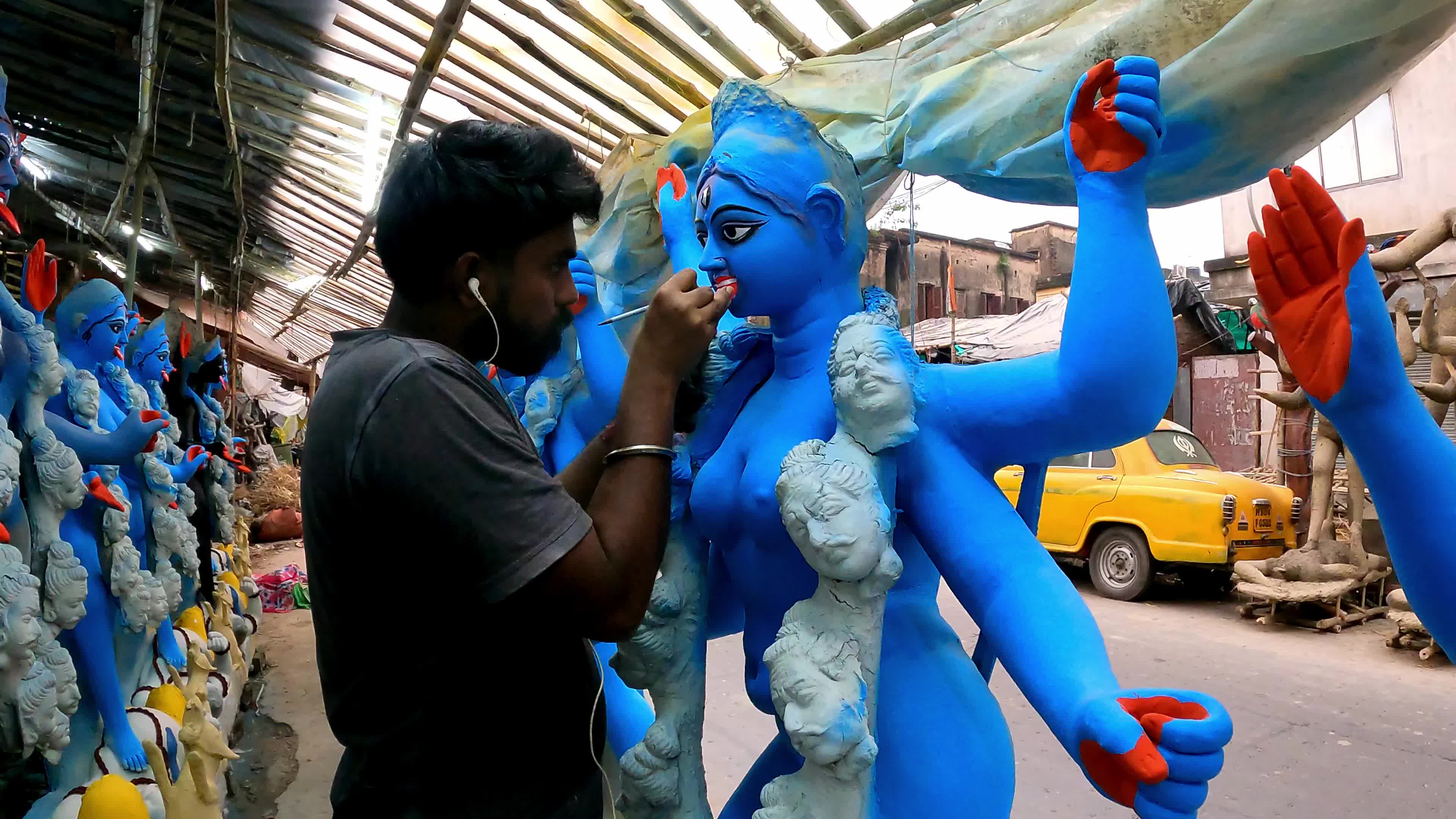 Preparation Of Kali Puja In Kolkata