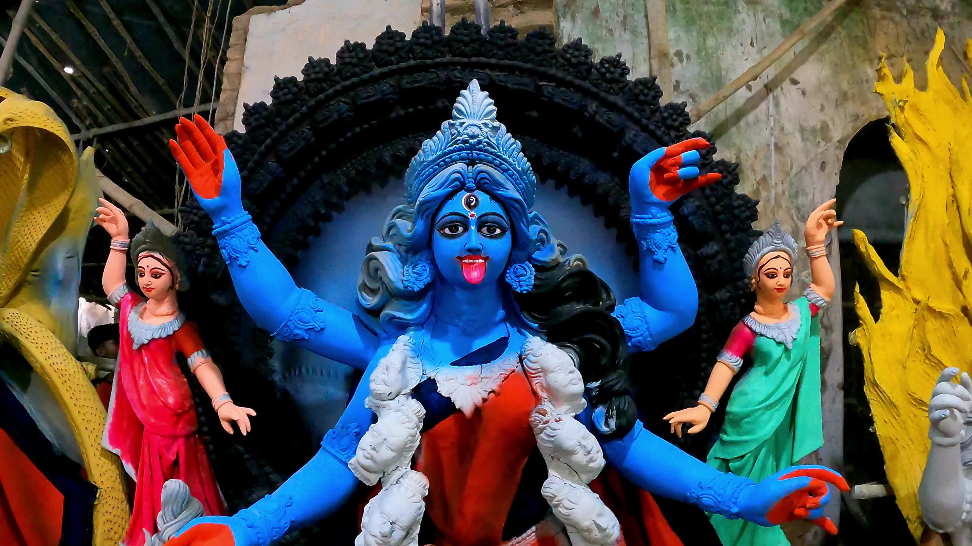 Preparation Of Kali Puja In Kolkata