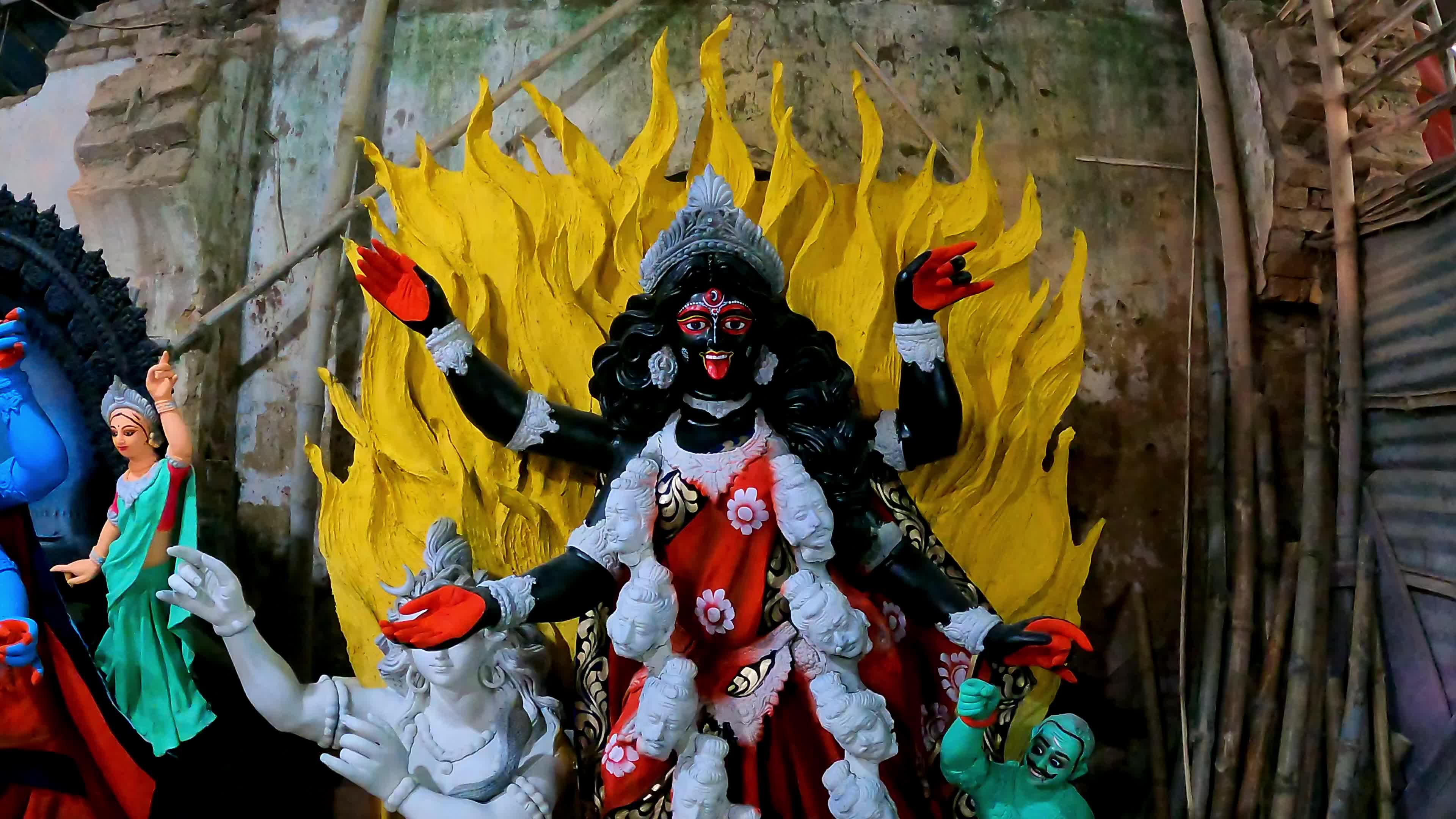 Preparation Of Kali Puja In Kolkata
