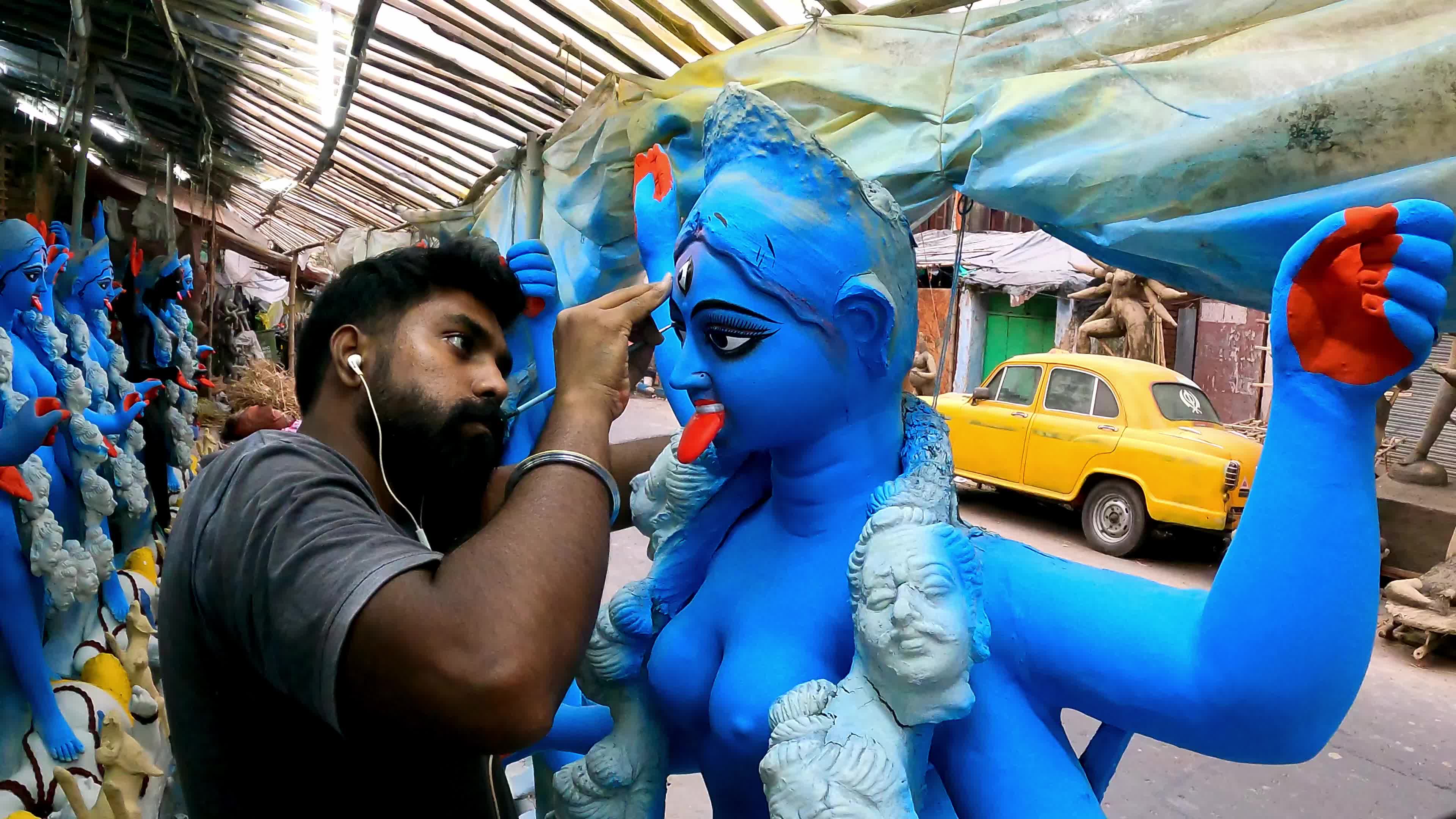 Preparation Of Kali Puja In Kolkata