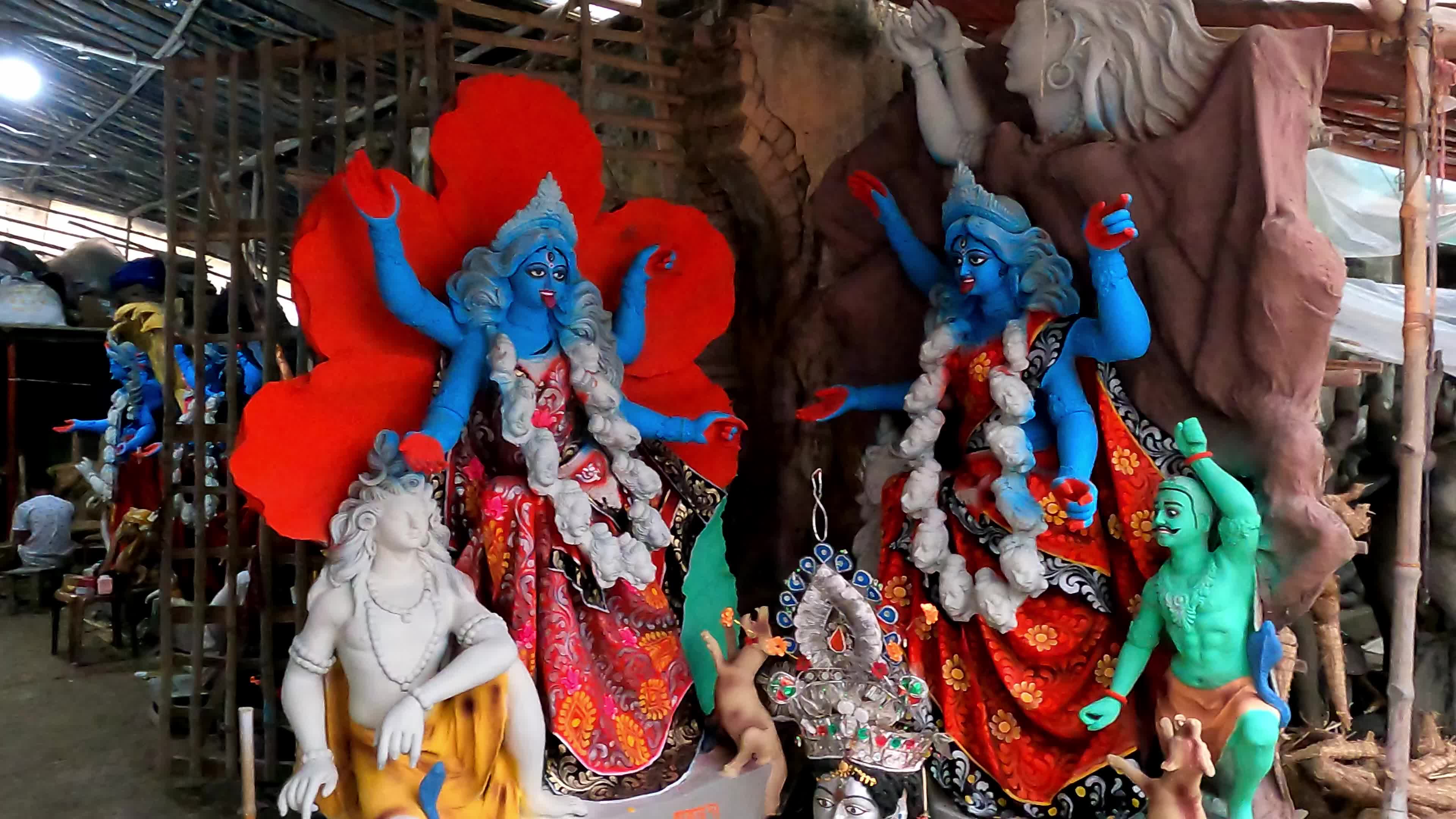 Preparation Of Kali Puja In Kolkata