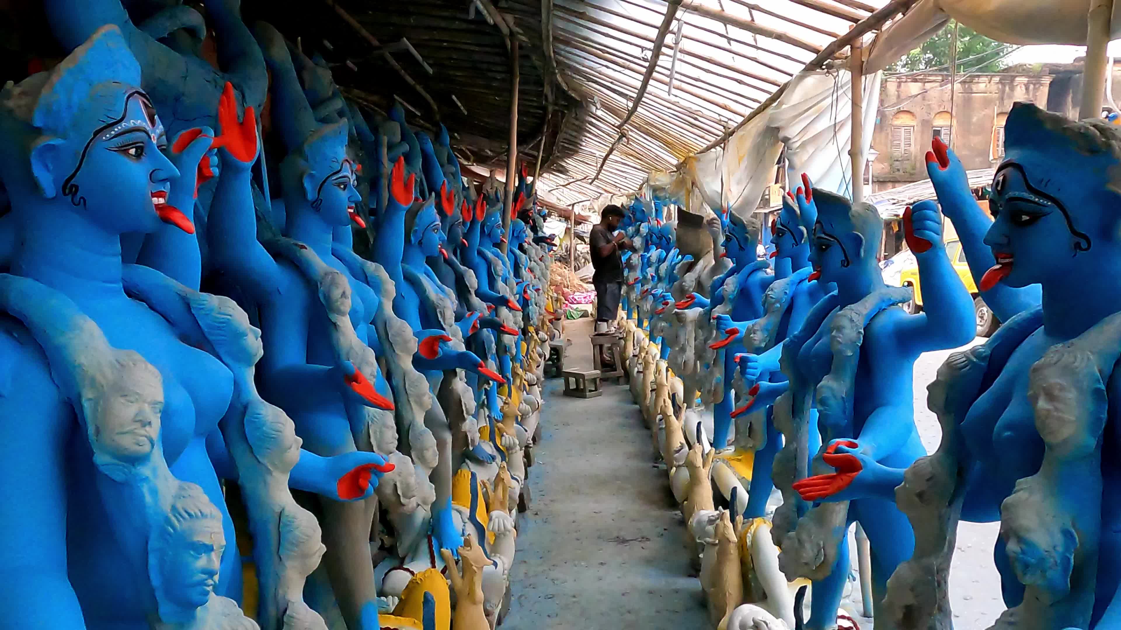 Preparation Of Kali Puja In Kolkata