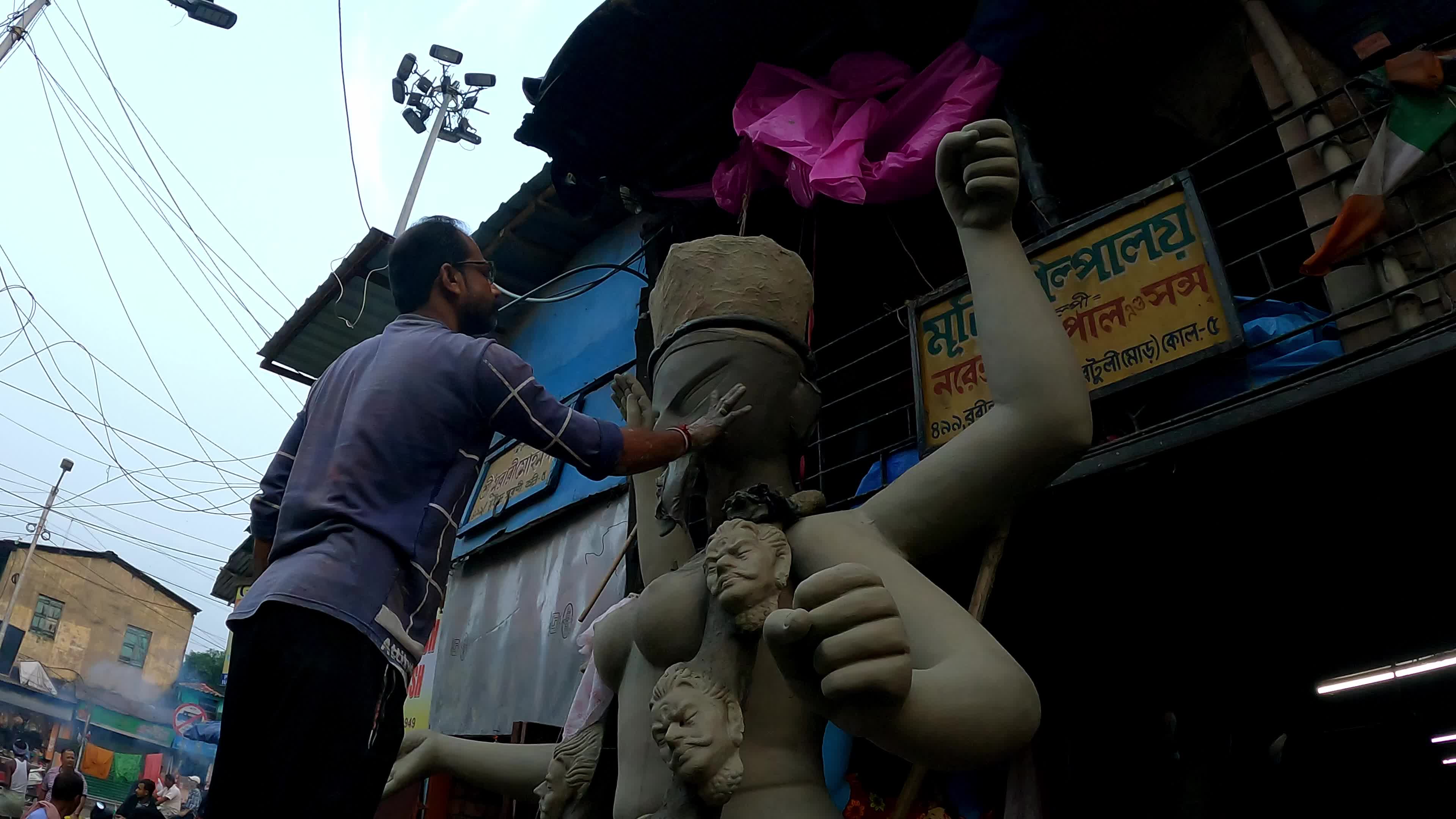 Preparation Of Kali Puja Festival In Kolkata