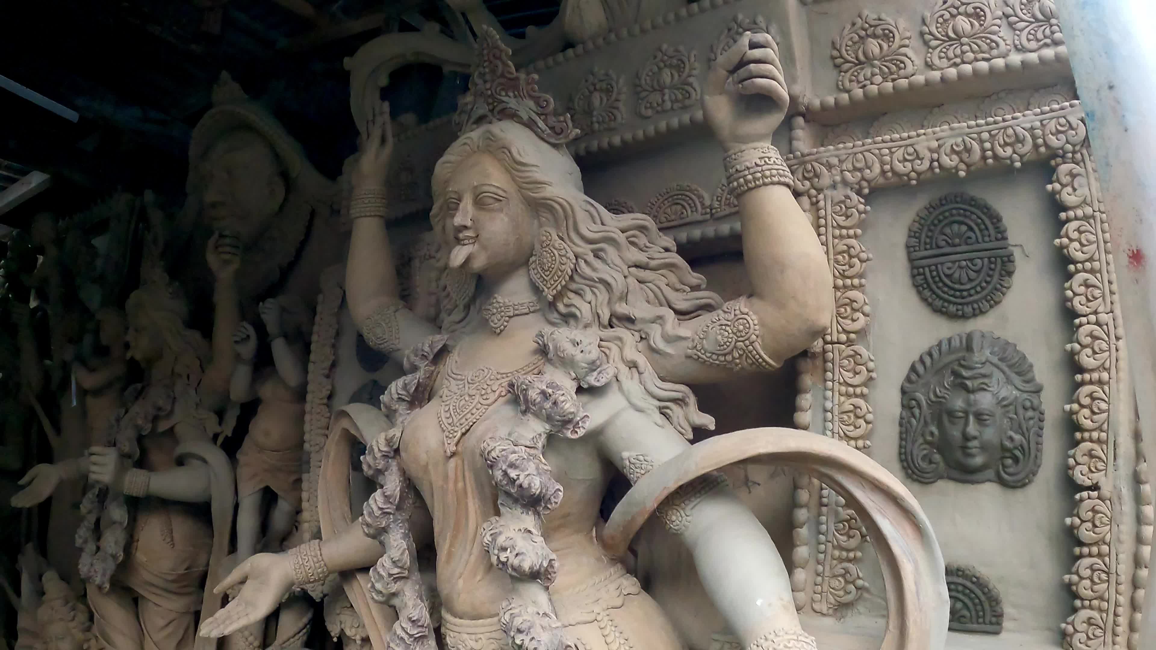Preparation Of Kali Puja Festival In Kolkata