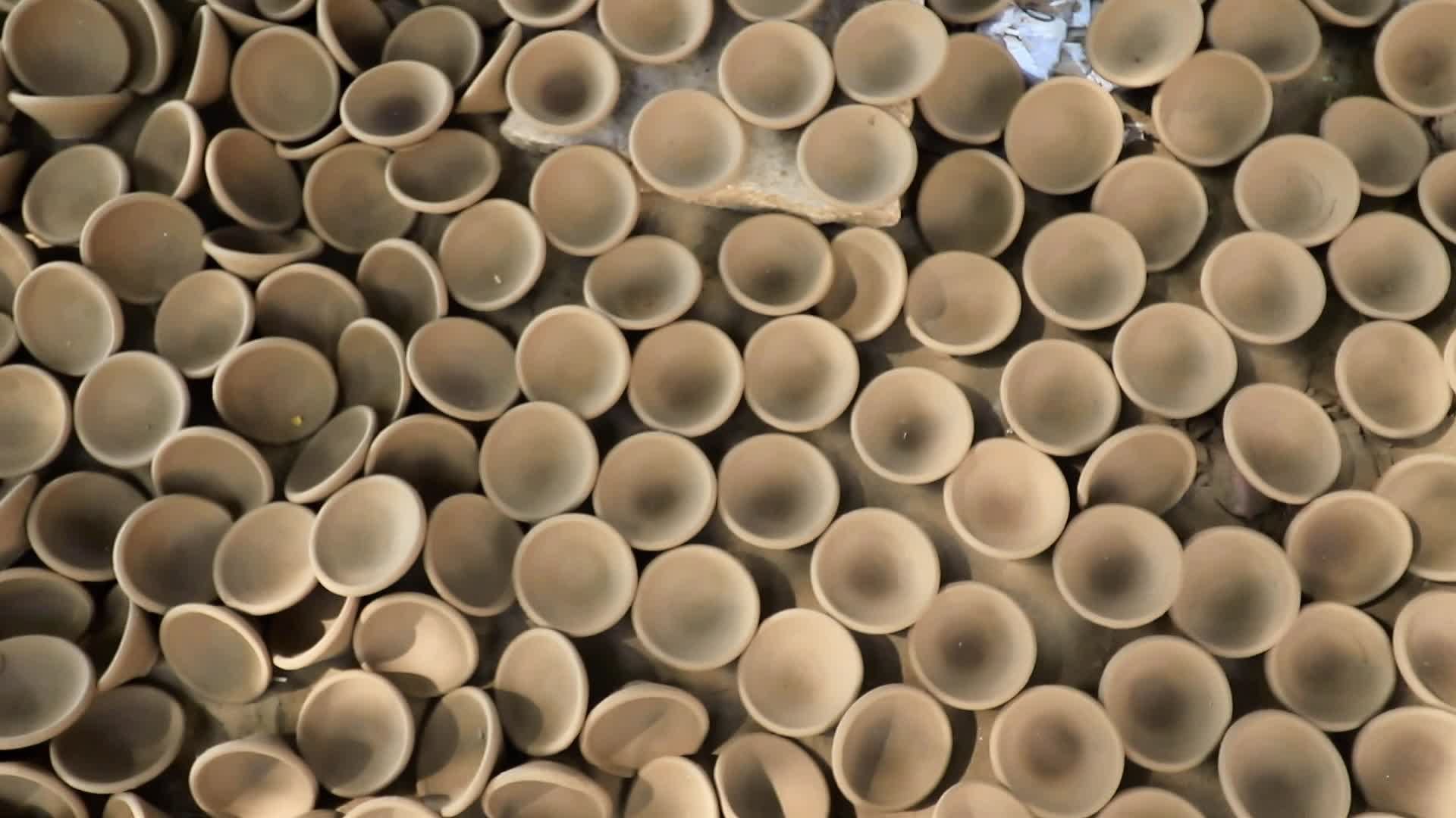 Diwali festival preparations in Jaipur-Earthen Lamps