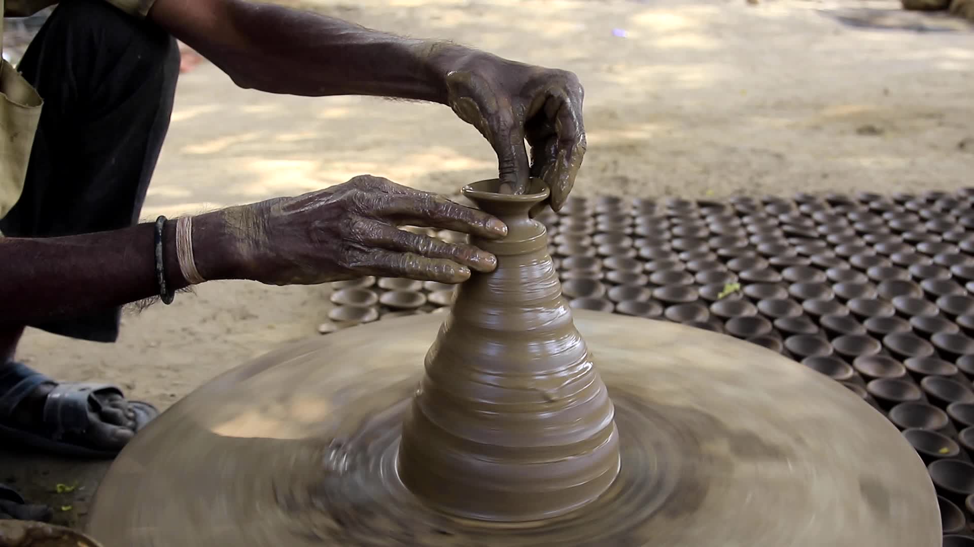 Diwali festival preparations in Jaipur-Earthen Lamps