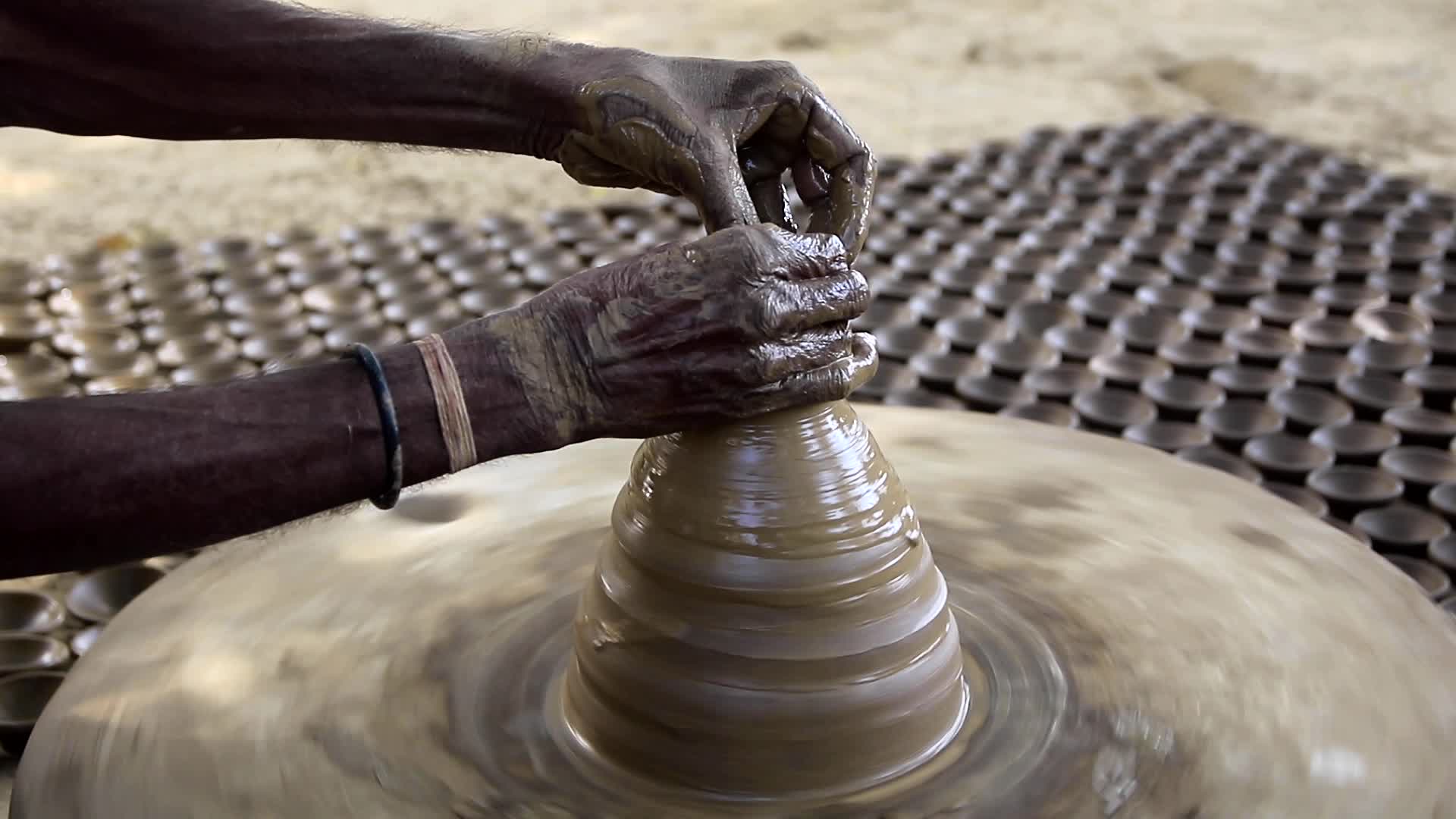 Diwali festival preparations in Jaipur-Earthen Lamps