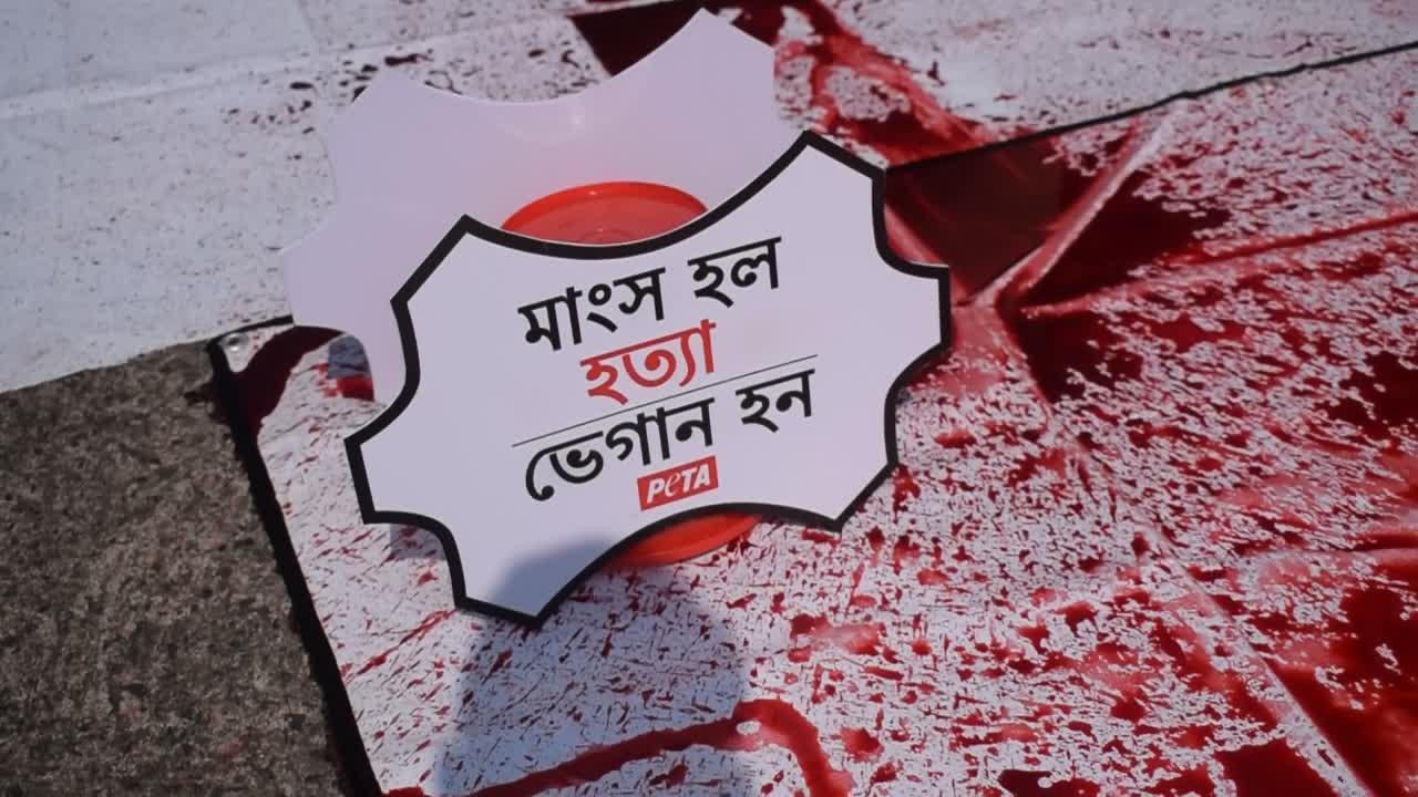 PETA Protest against Meat Eating 
