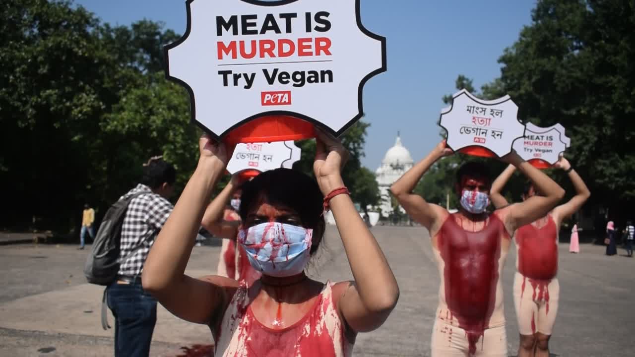 PETA Protest against Meat Eating 