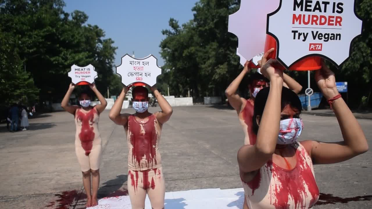 PETA Protest against Meat Eating 