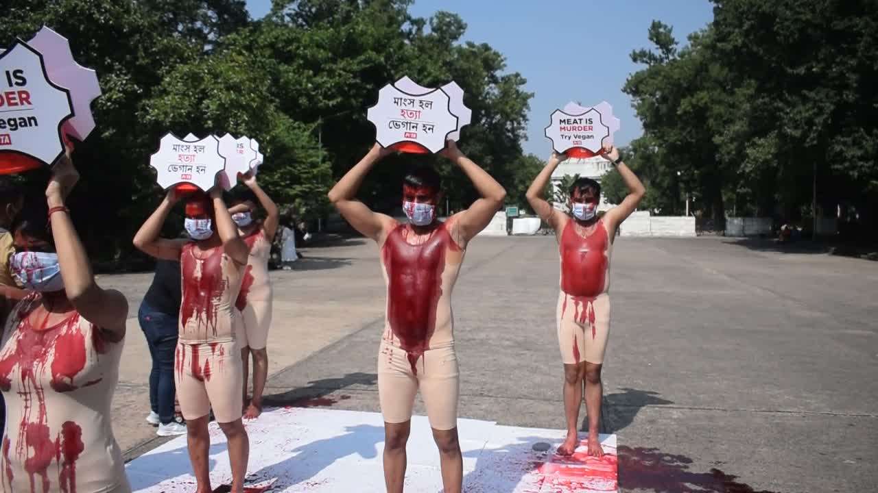 PETA Protest against Meat Eating 