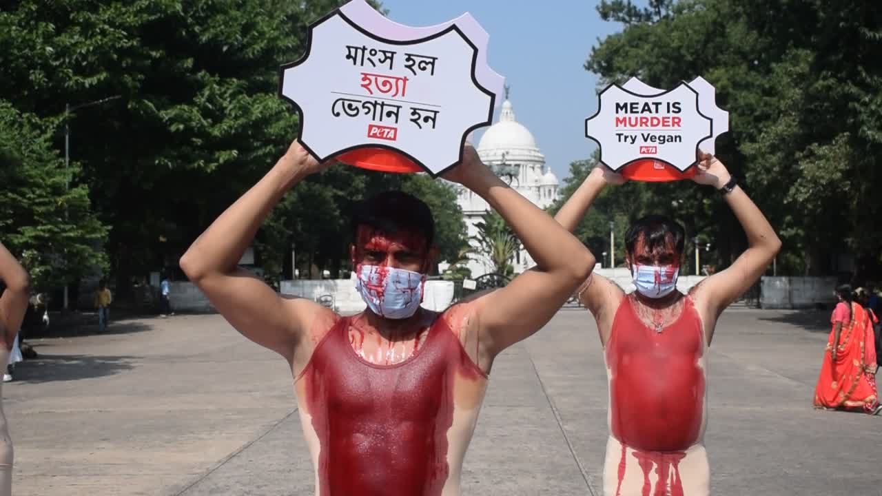 PETA Protest against Meat Eating 