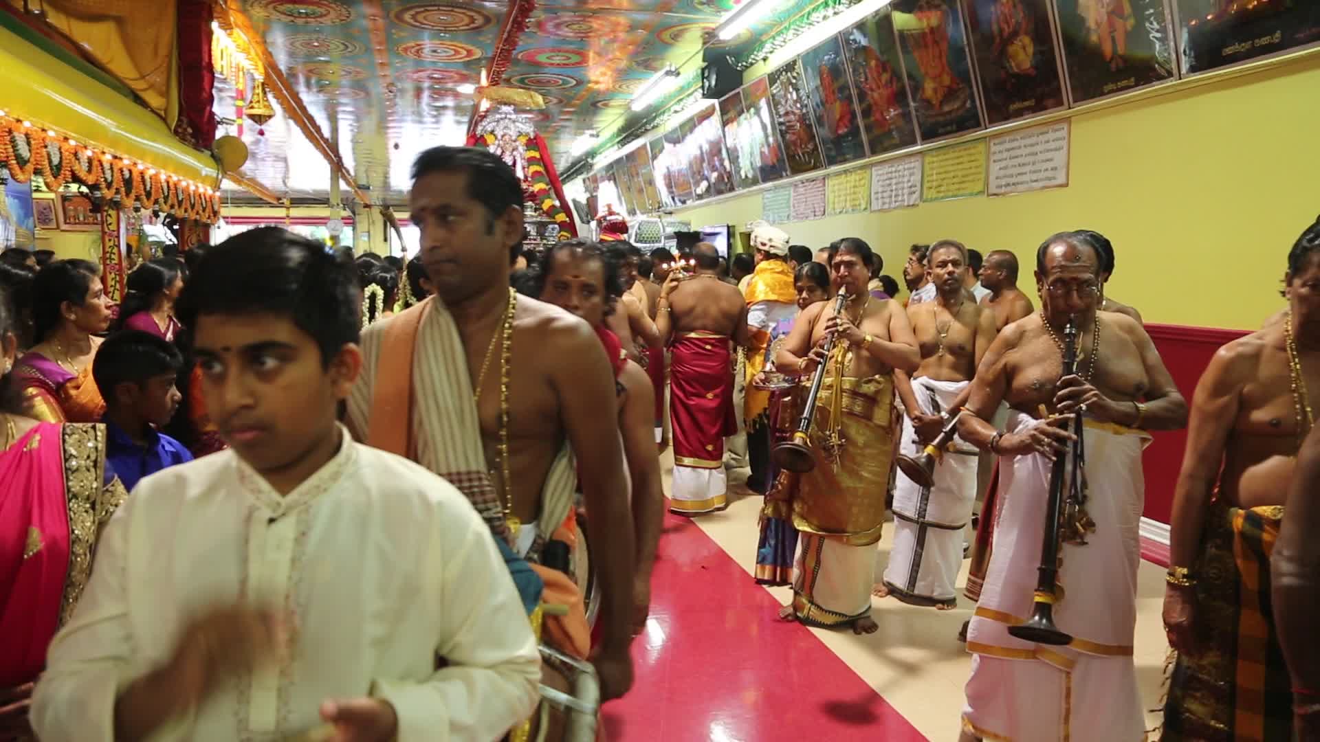 Tamil Hindus celebrate the Vinayagar Ther Thiruvizha Festival