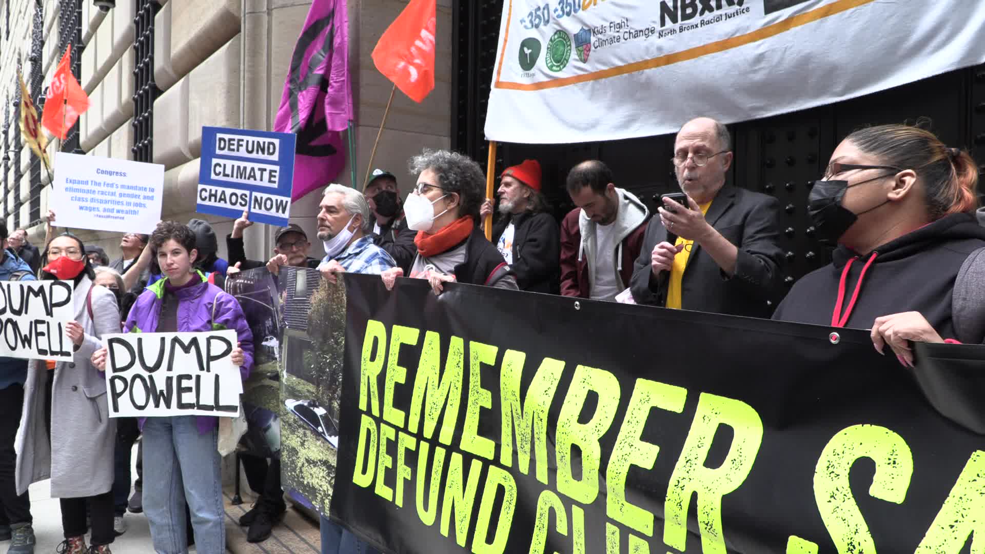 NYC: Rally to Commemorate Hurricane Sandy 