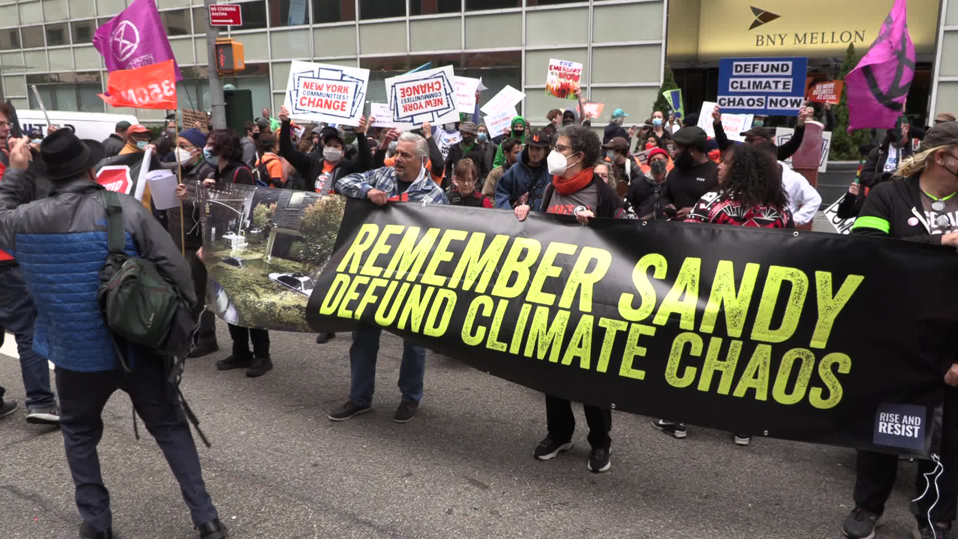 NYC: Rally to Commemorate Hurricane Sandy 