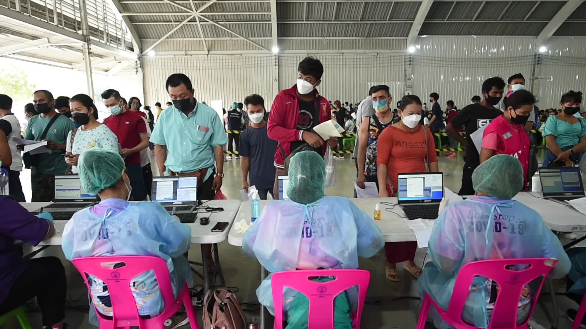 Thailand COVID-19 vaccination drive for migrant workers