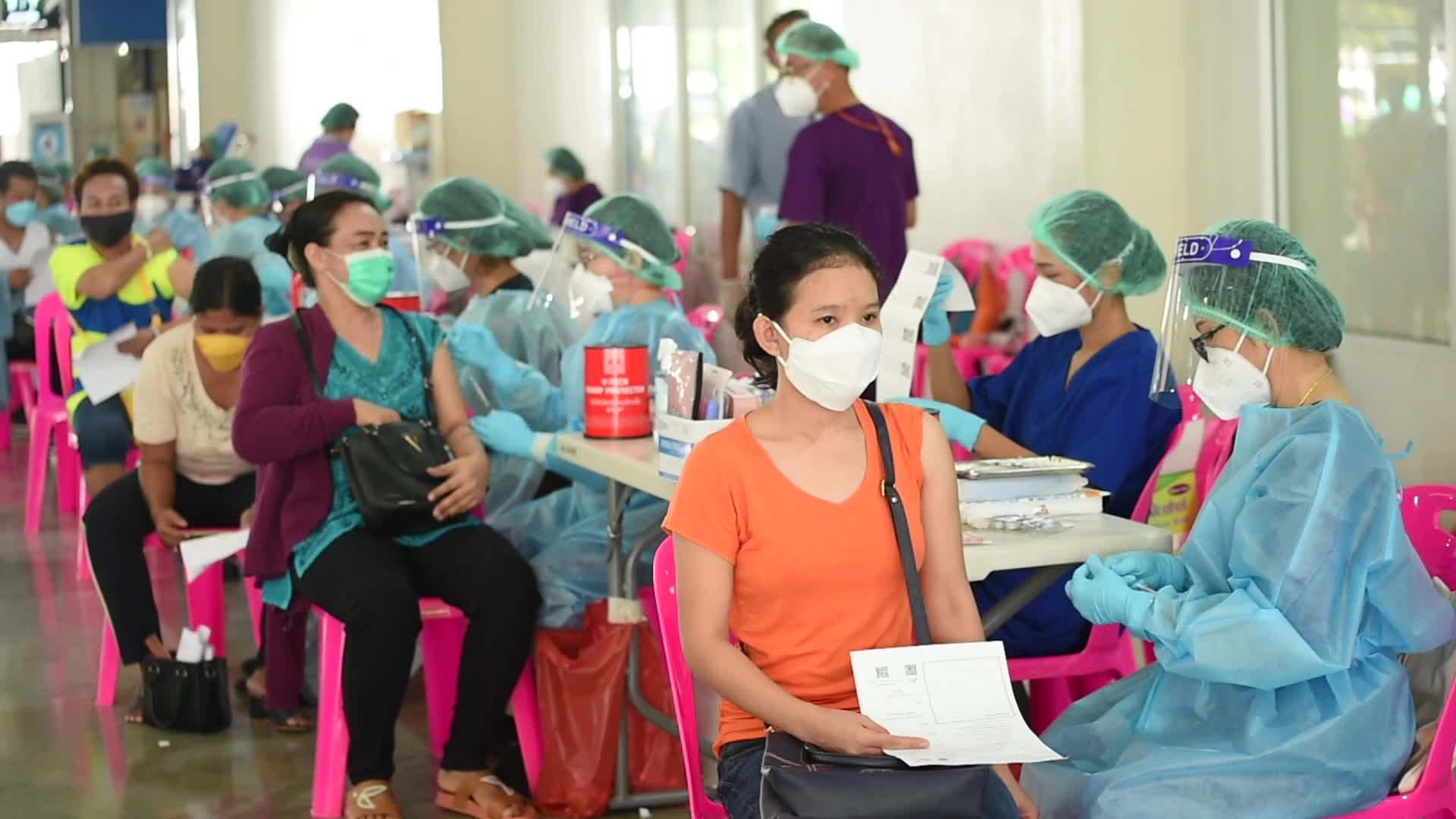 Thailand COVID-19 vaccination drive for migrant workers 