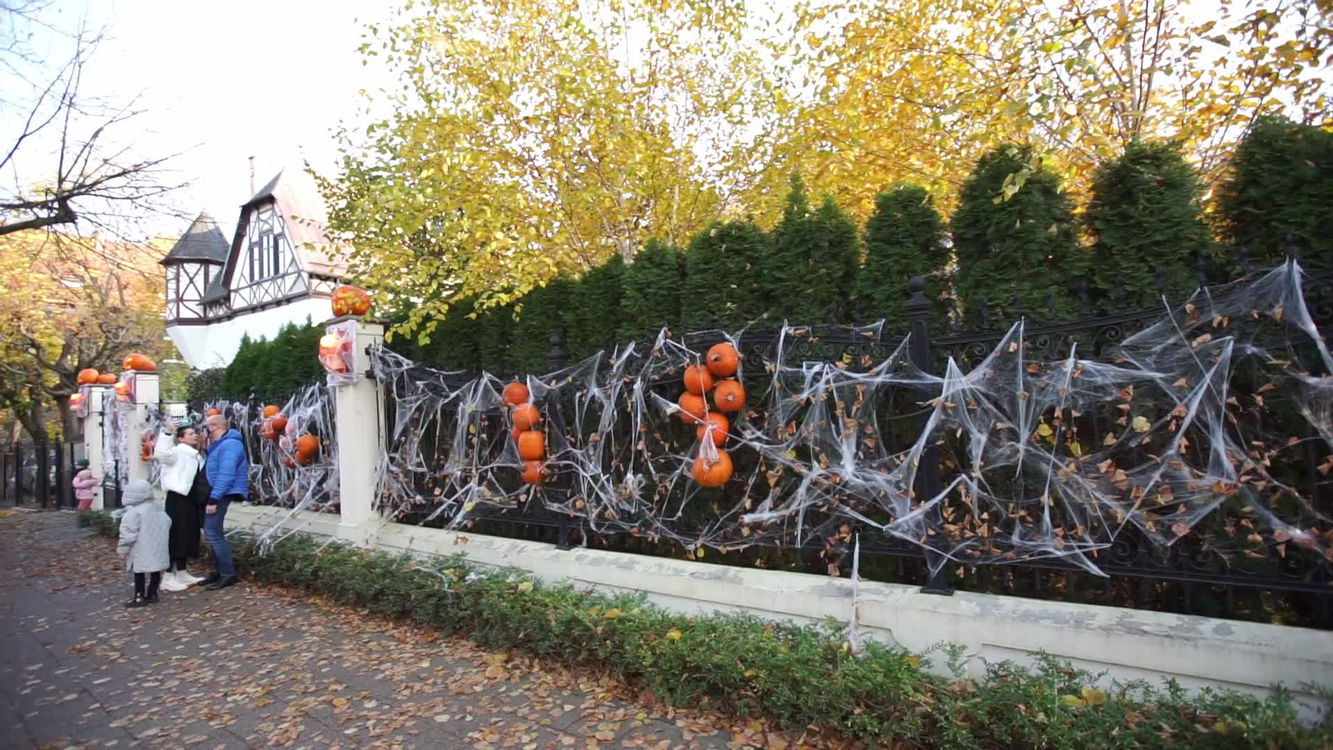 Halloween Decorations In Gdansk, Poland